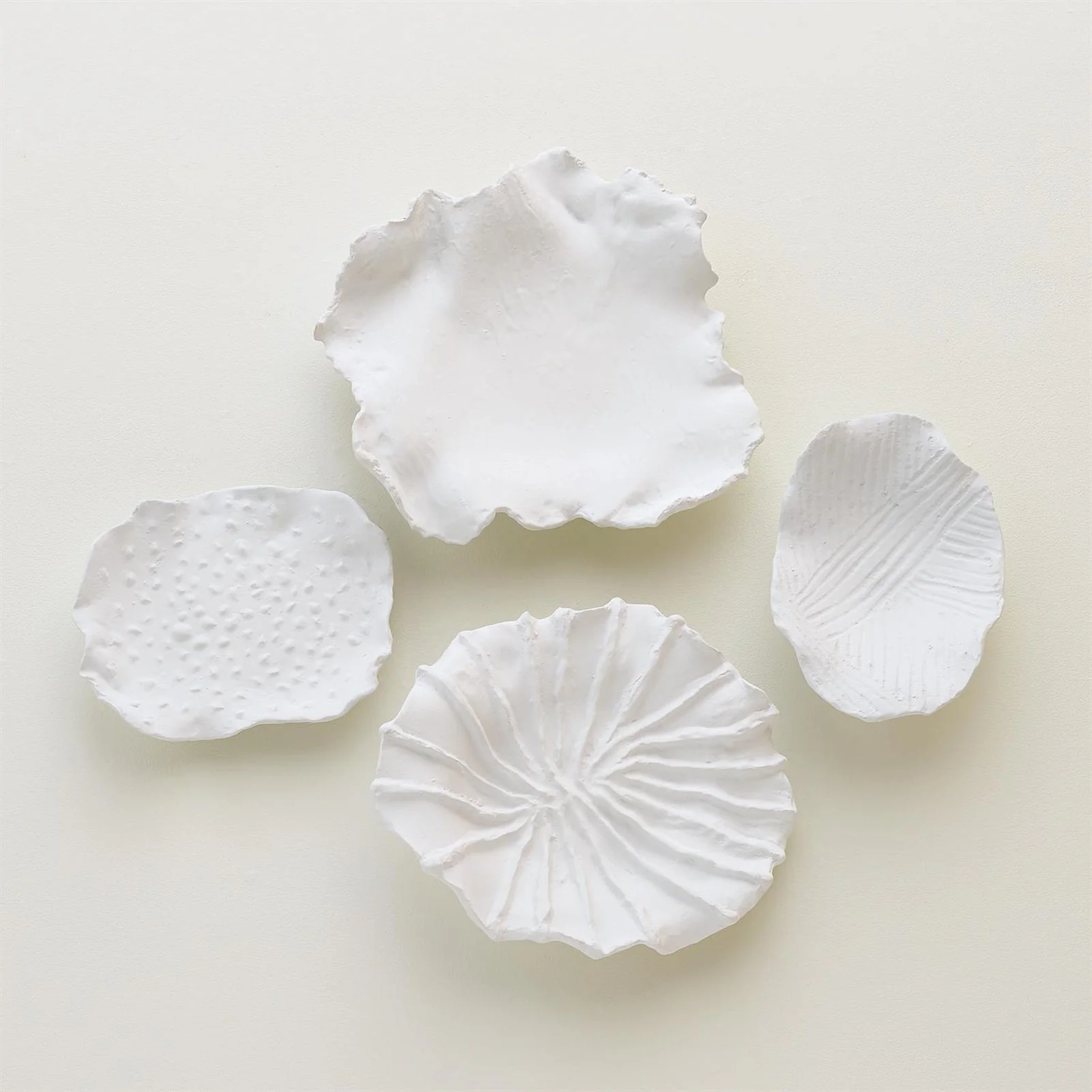 Global Views Soft White Maitake Wall Decor