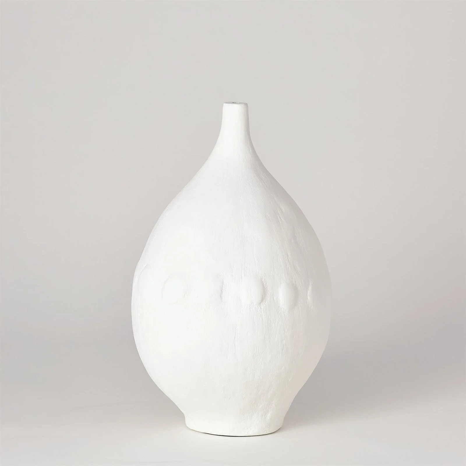 Global Views White Plaster Modernist Vase