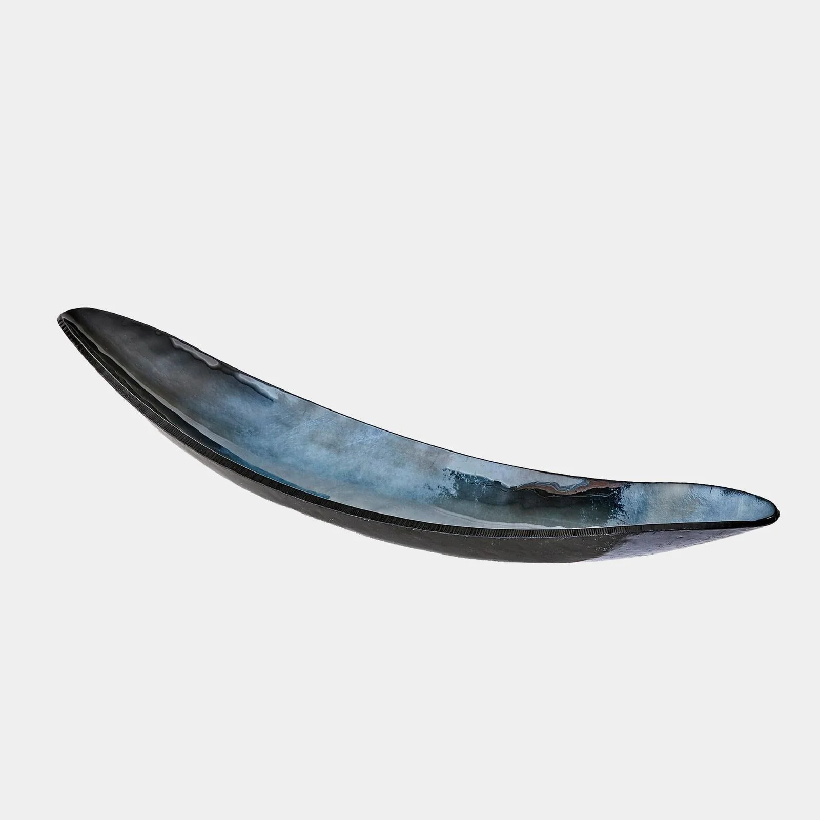 Global Views Obsidian Metallic Black Gondola - Image 3