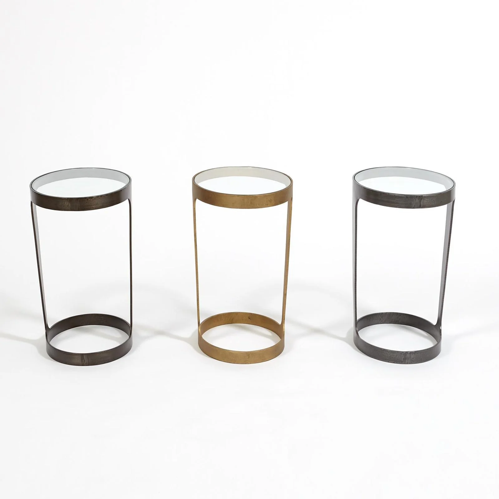 Global Views Gold Oslo Accent Table - Image 5