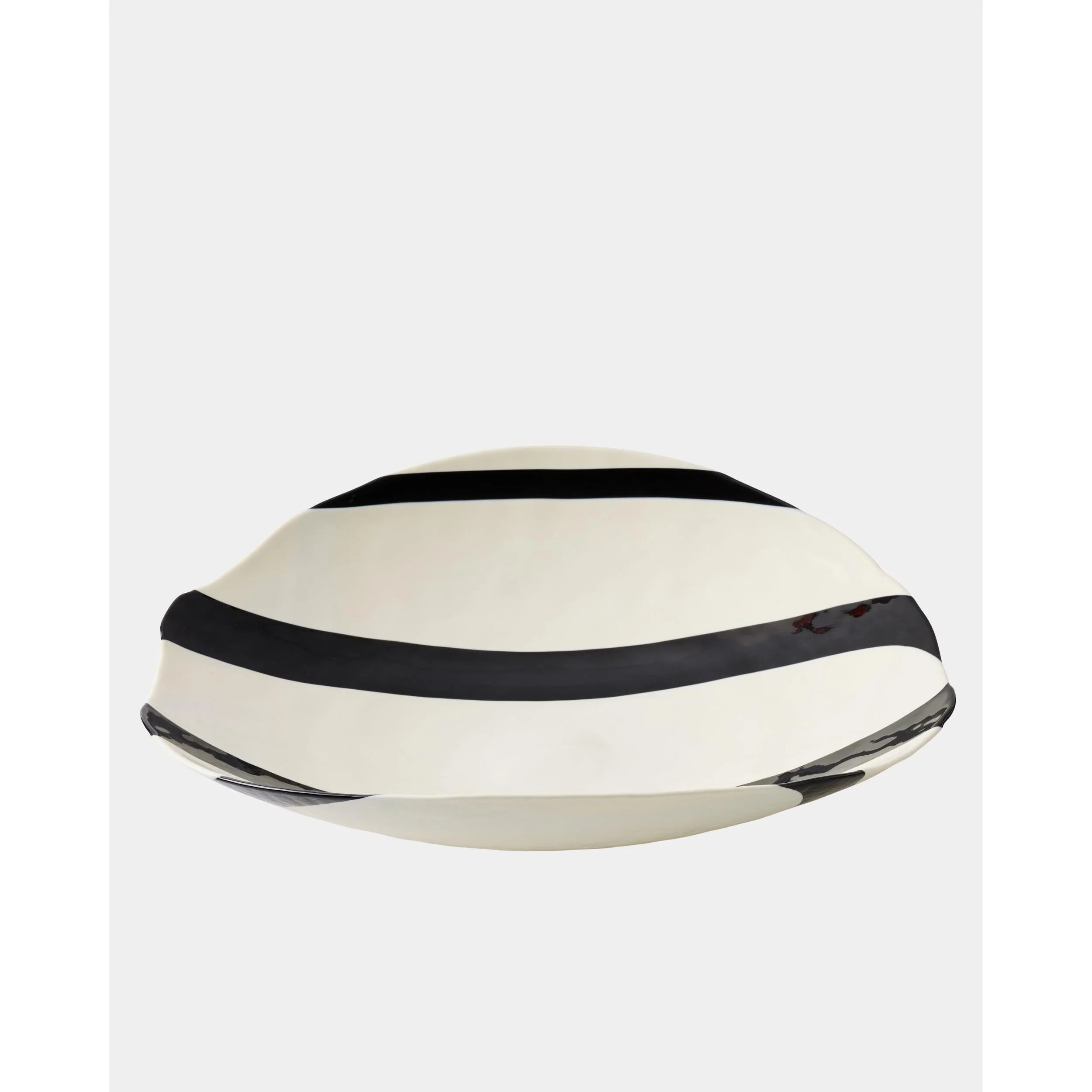 Global Views Palermo Striped Folded Plate - Image 26