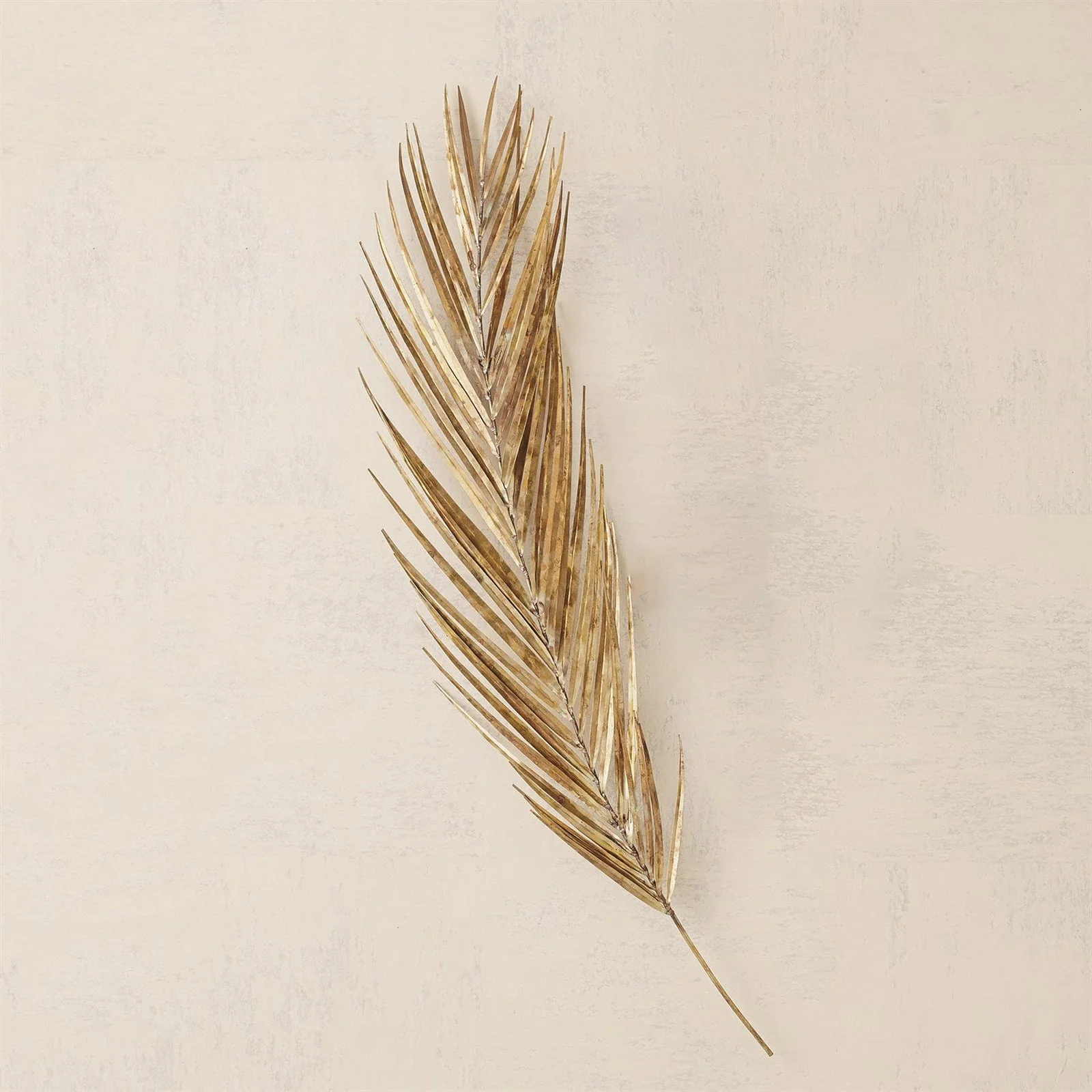 Global Views Antique Brass Palm Leaf - Image 4