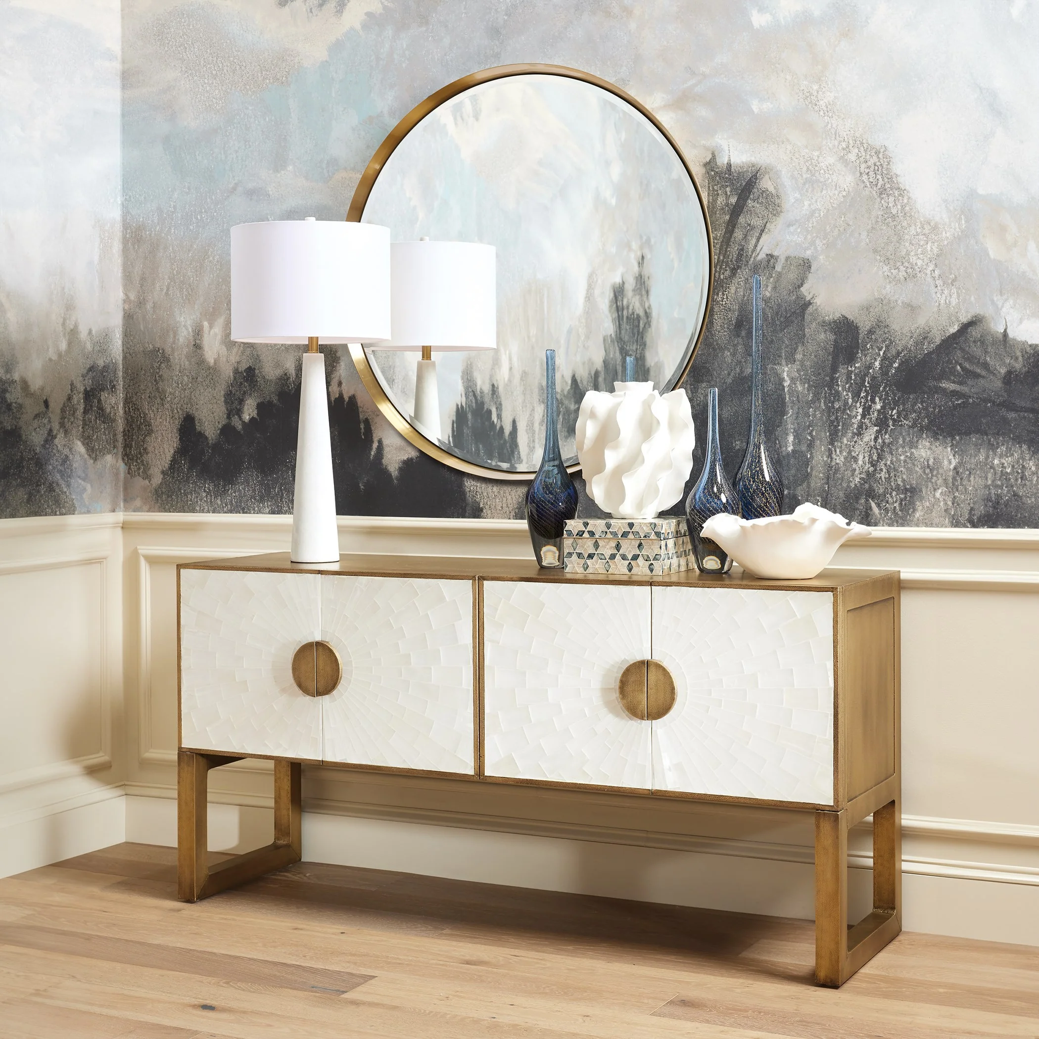 Global Views Pinnacle Marble Lamp - Image 5