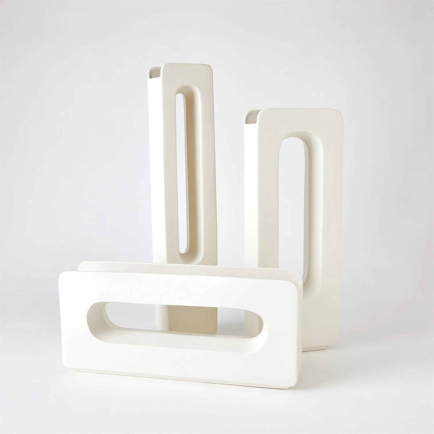 Global Views White Rectangle Vase Clearance