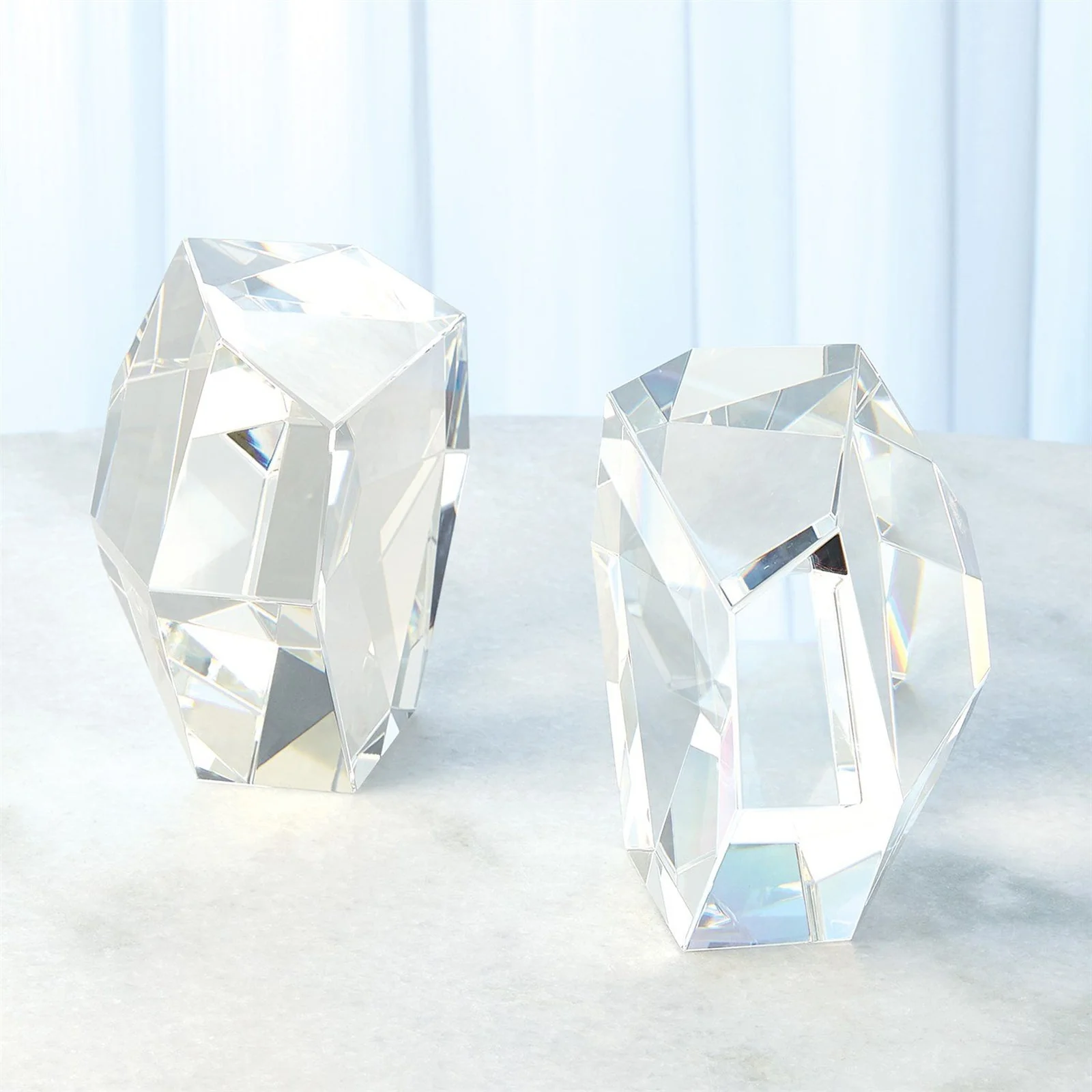 Global Views Crystal Bookends Set of 2 - Image 3