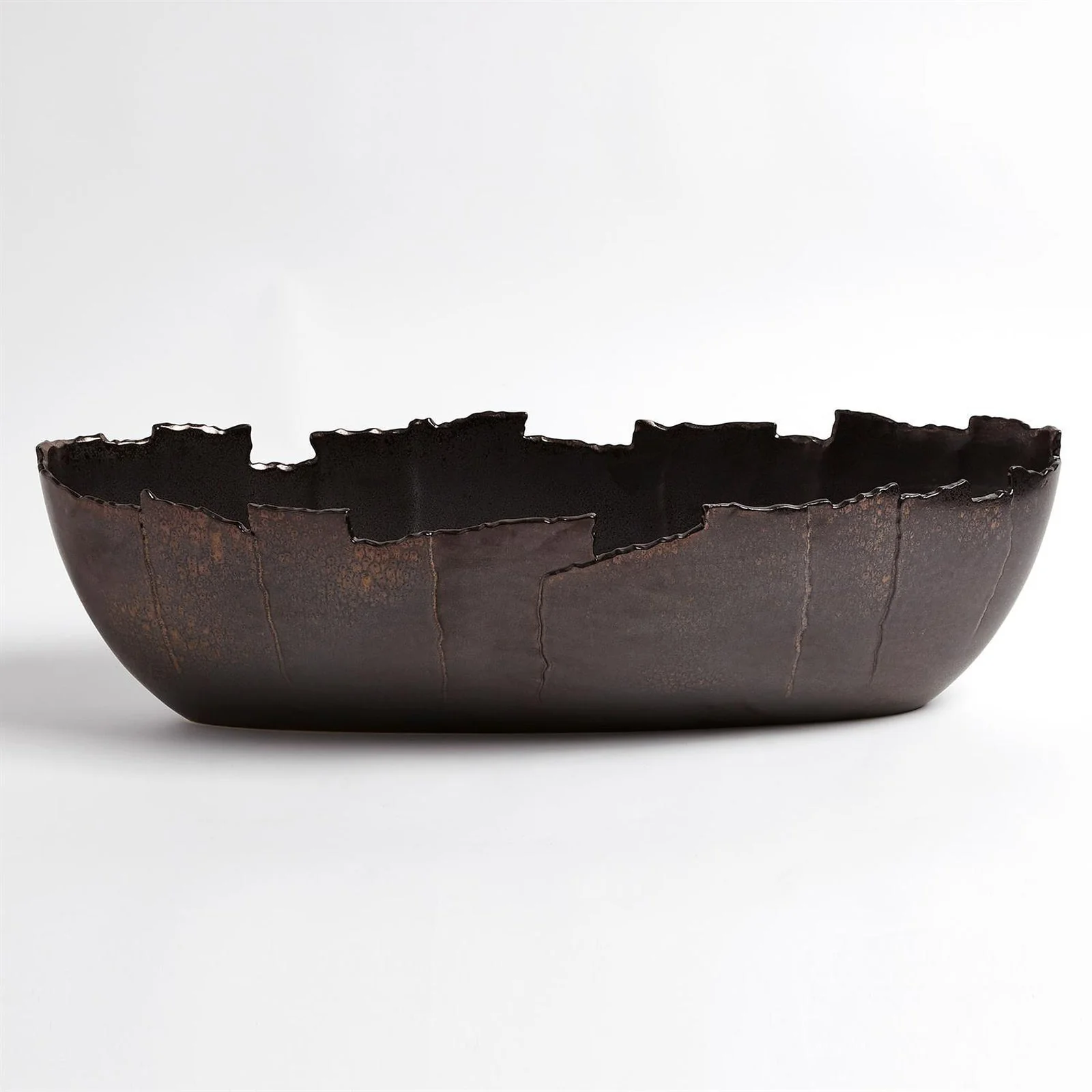Global Views Reactive Bronze San Andreas Bowl