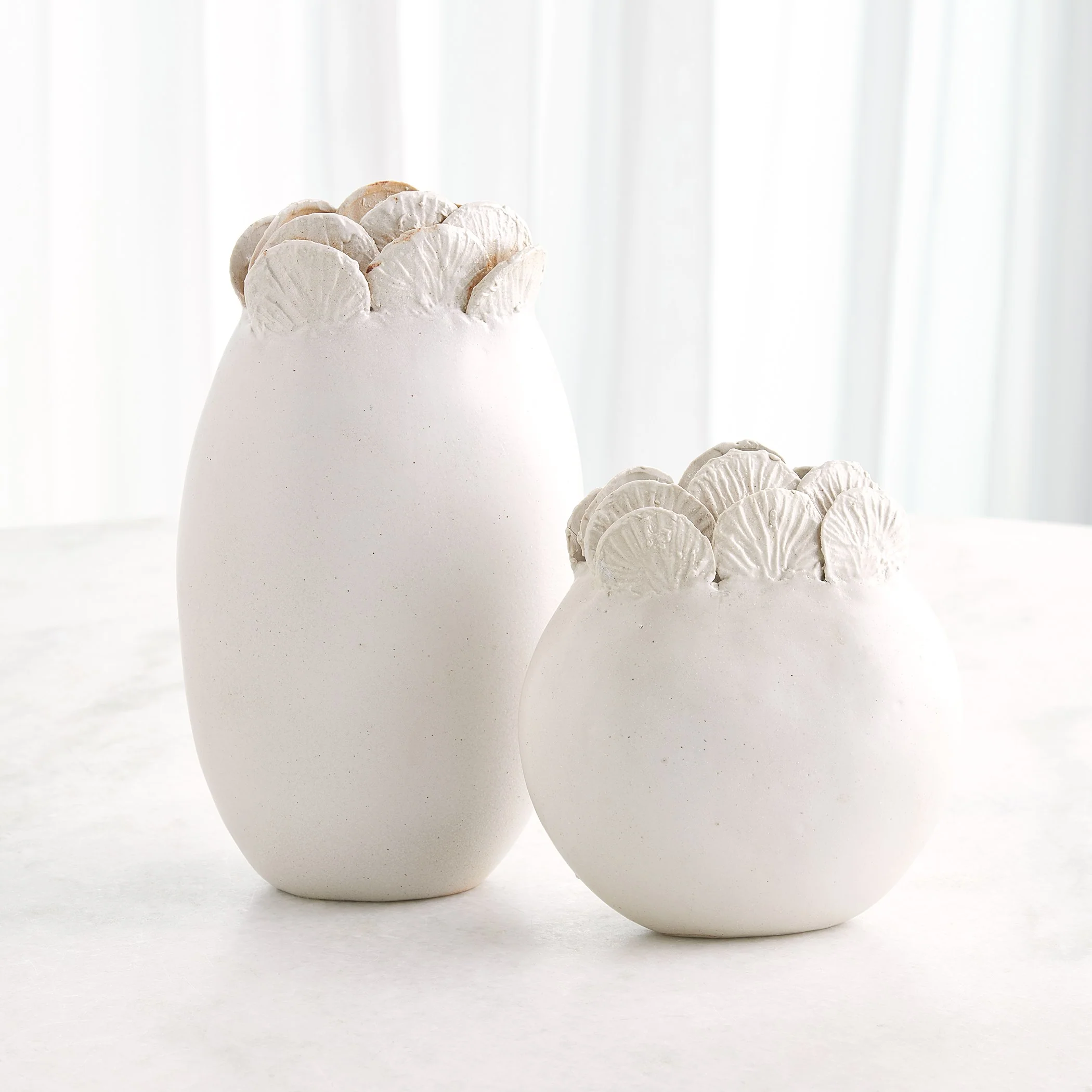 Global Views Sand Dollar Vase - Image 5