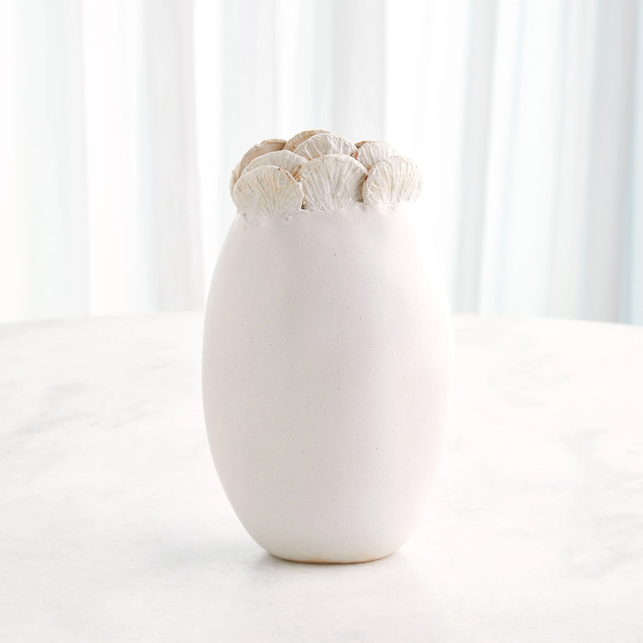 Global Views Sand Dollar Vase - Image 9
