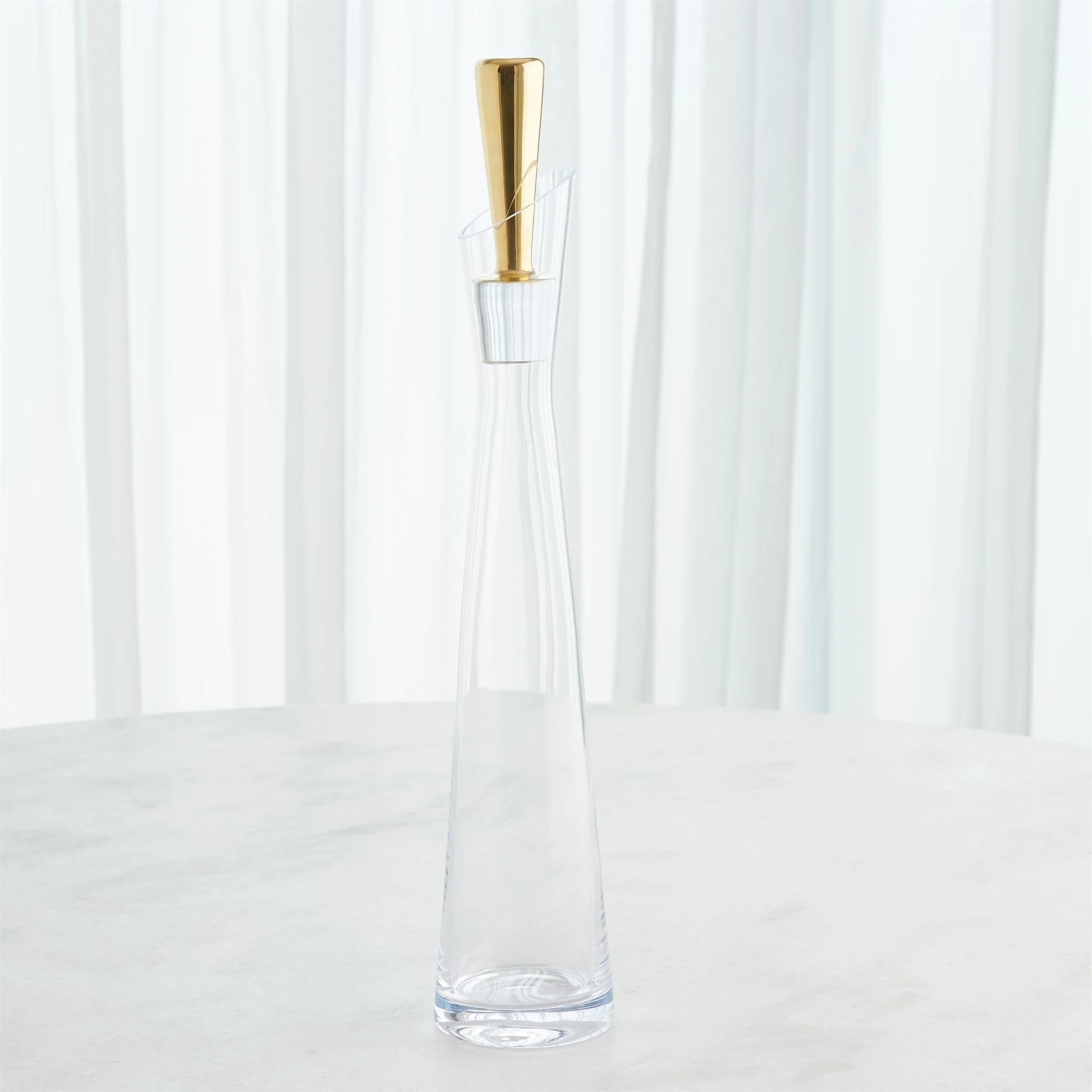 Global Views Gold Slant Decanter - Image 15