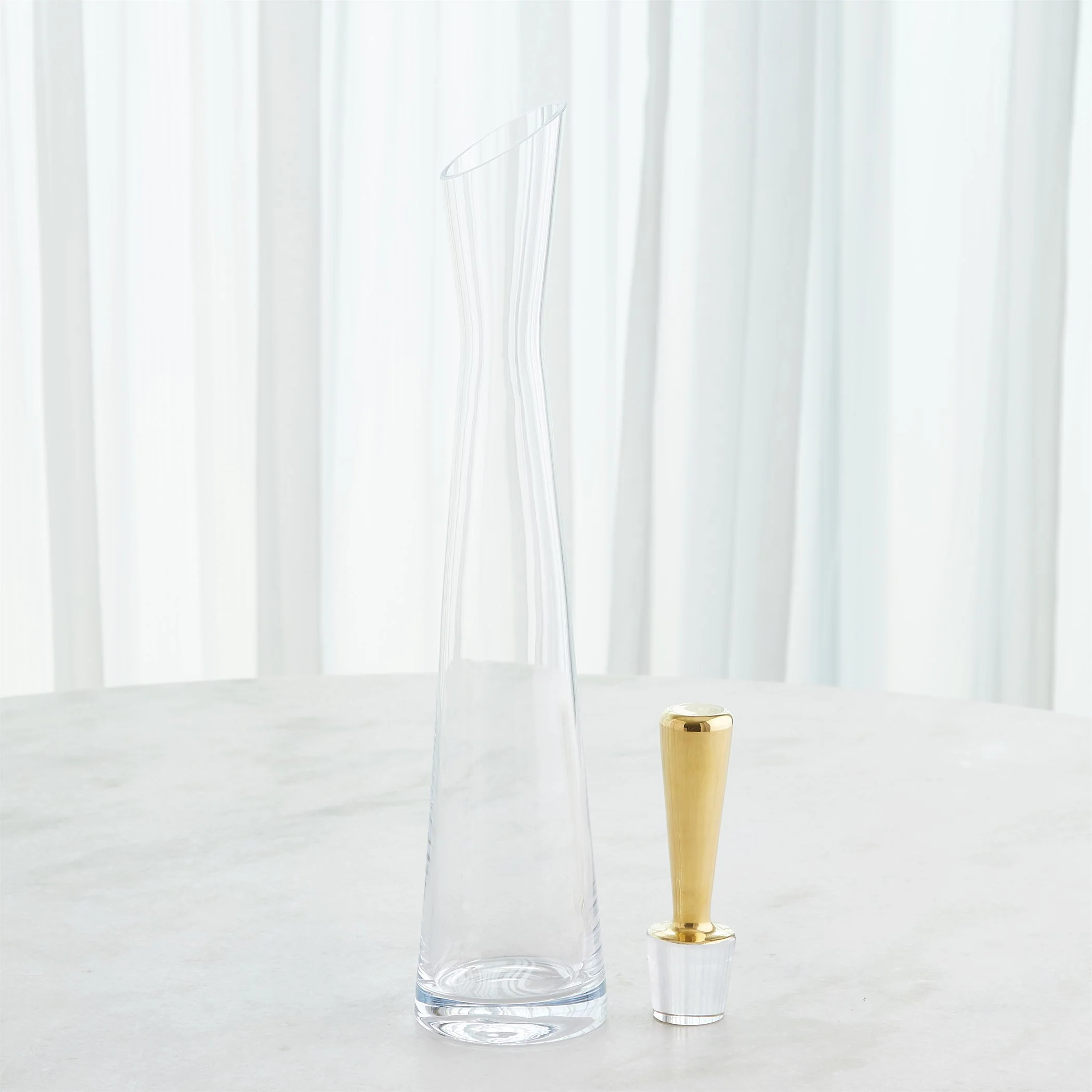 Global Views Gold Slant Decanter - Image 16