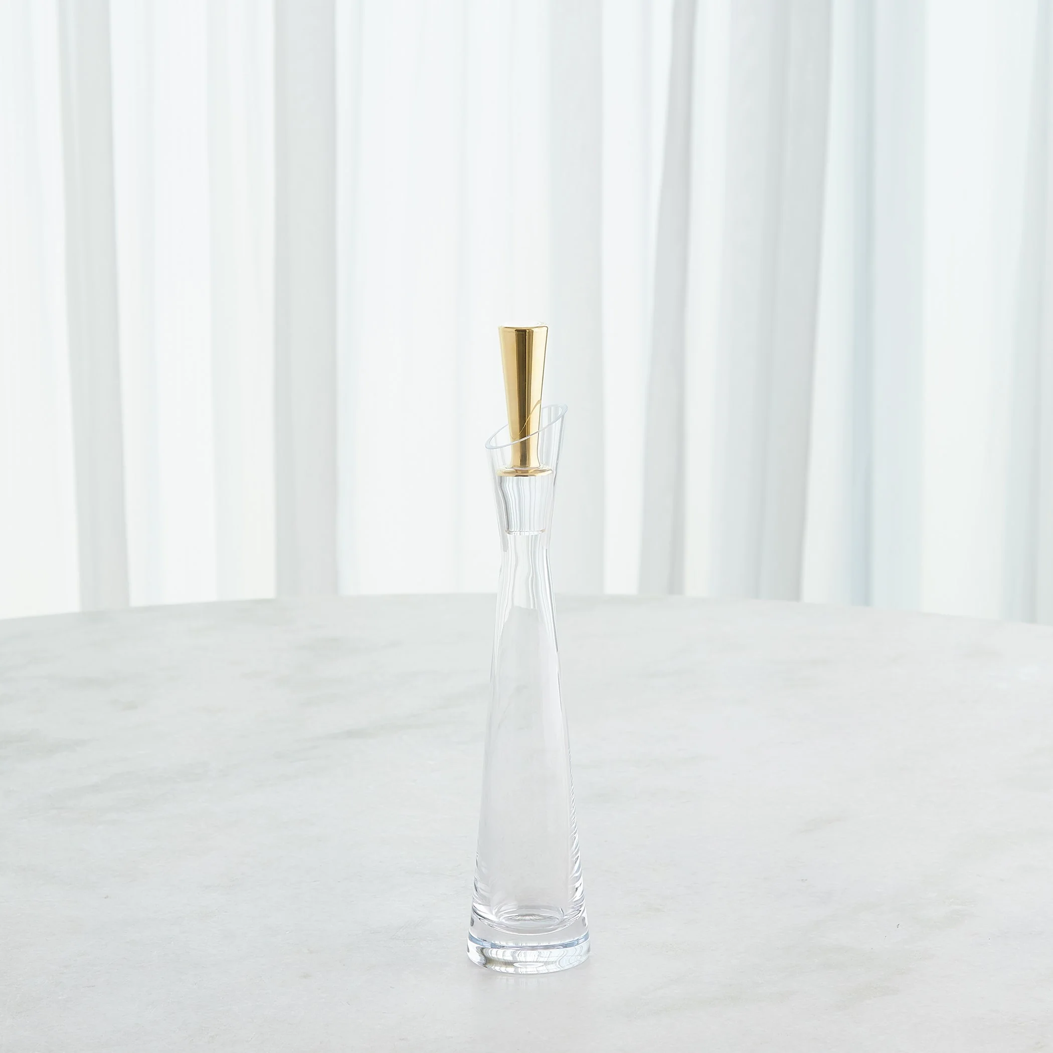 Global Views Gold Slant Decanter - Image 3