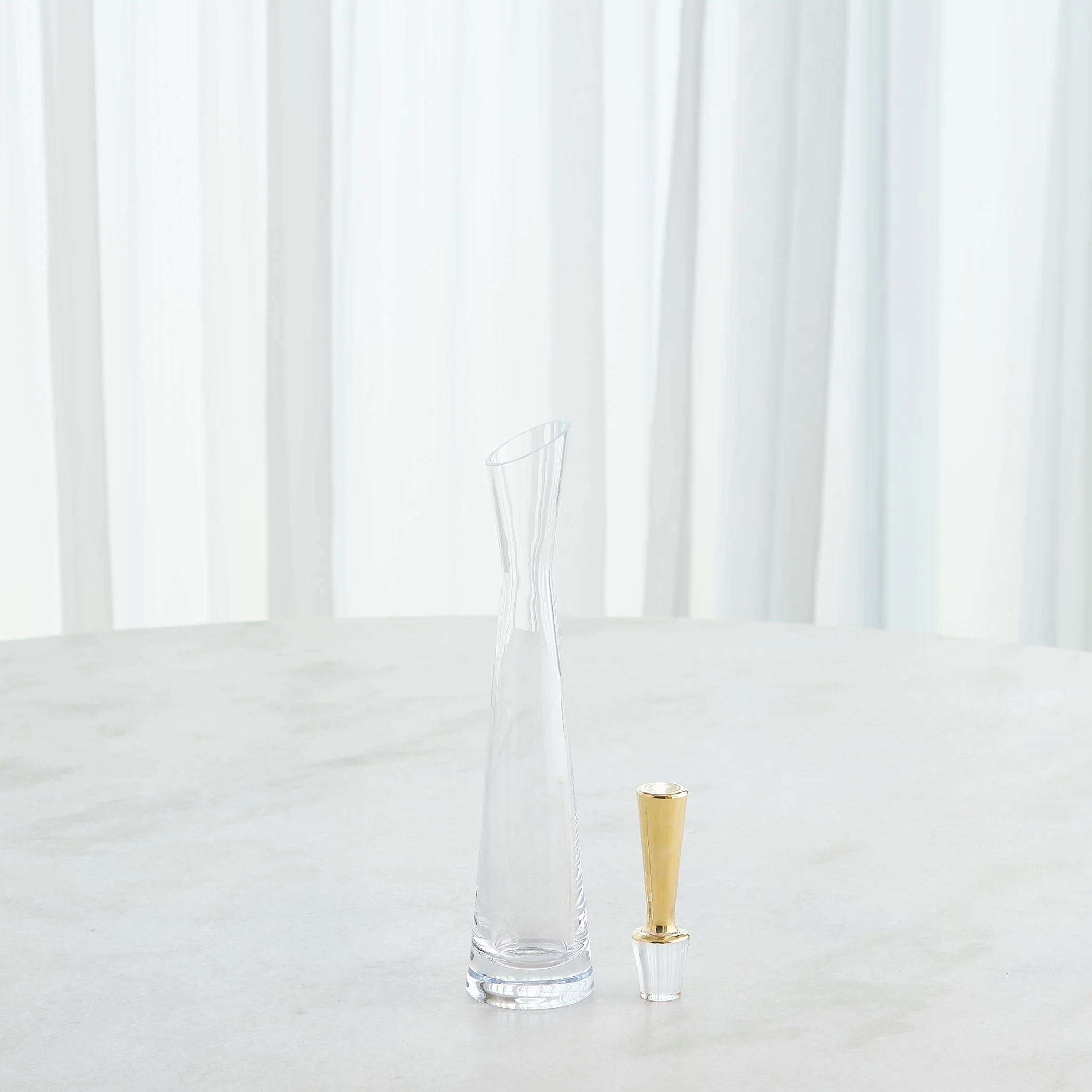 Global Views Gold Slant Decanter - Image 4