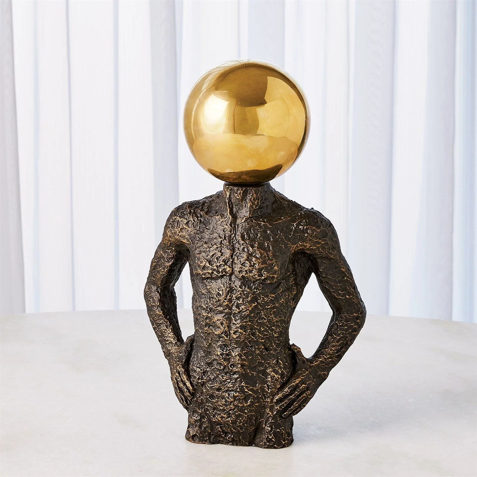 Global Views Bronze Sphere Hero - Image 7