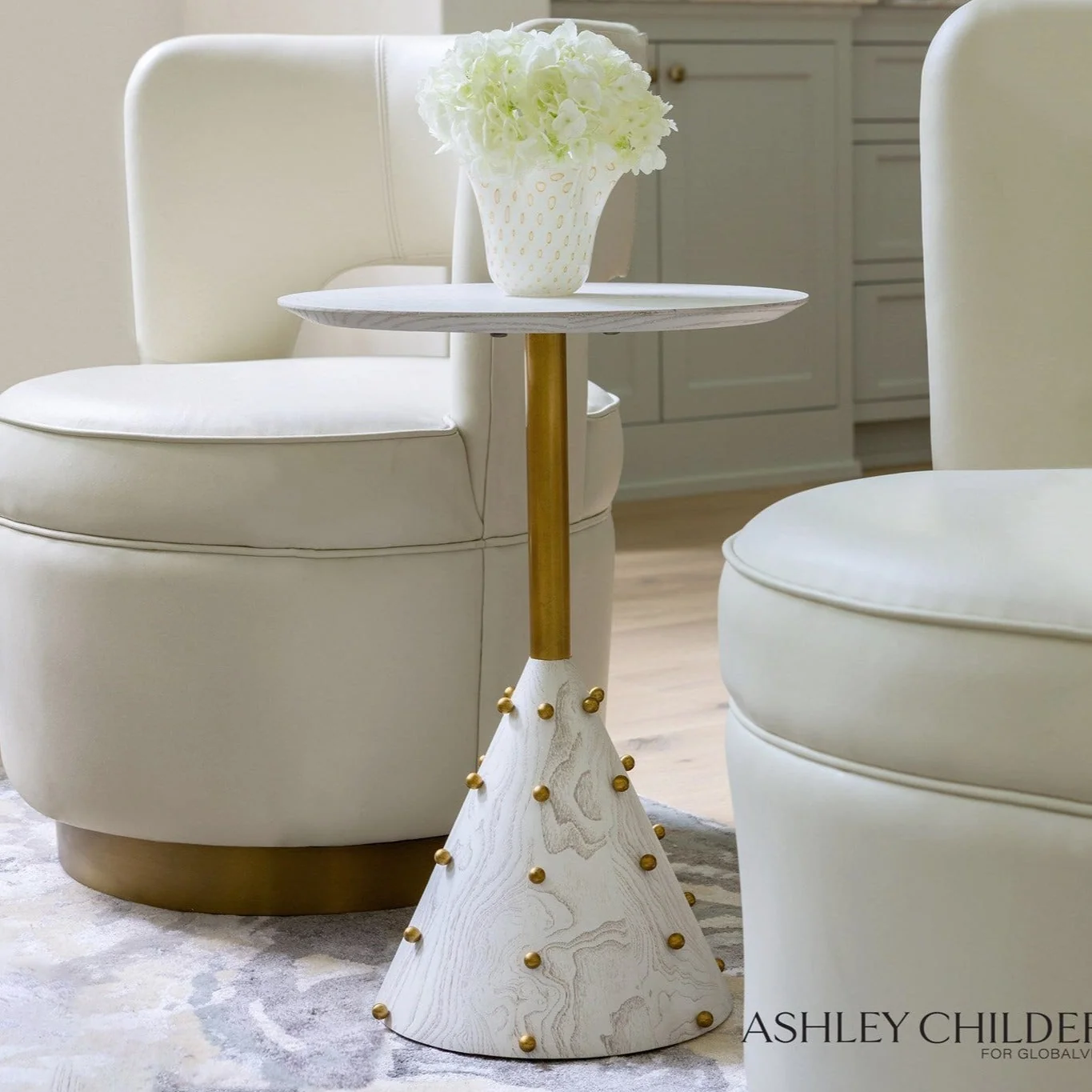 Global Views Spheres Drink Table by Ashley Childers - Image 2