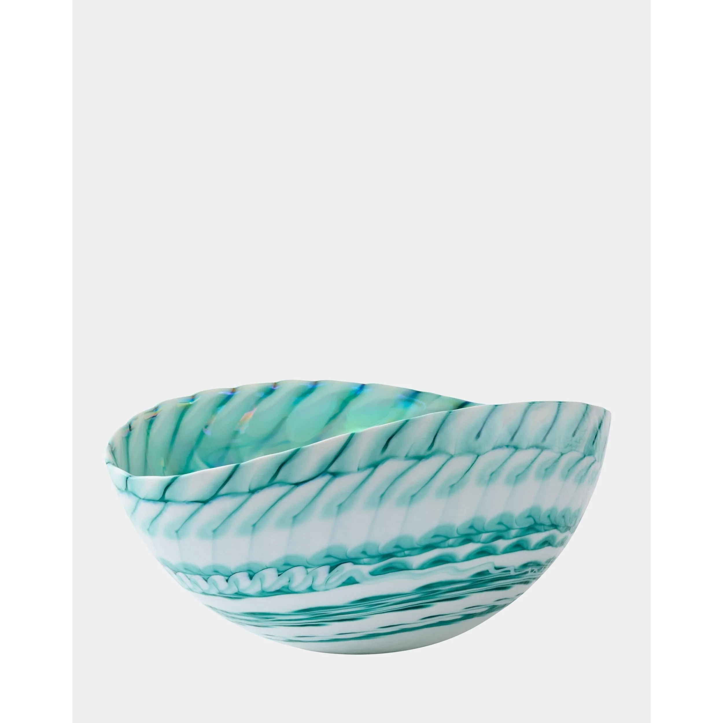 Global Views Spiral Threads Folded Bowl - Image 5