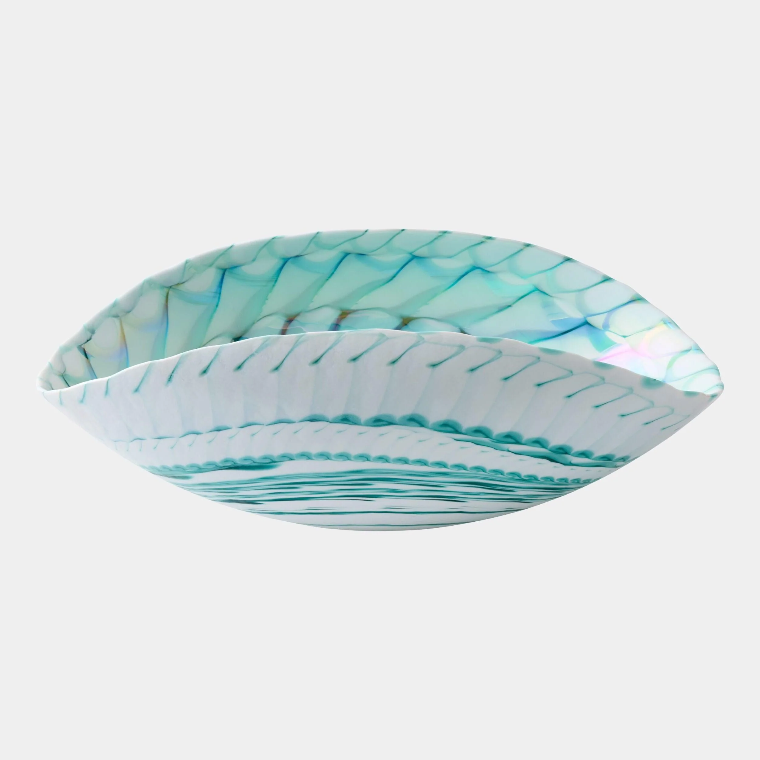 Global Views Spiral Threads Folded Bowl - Image 6