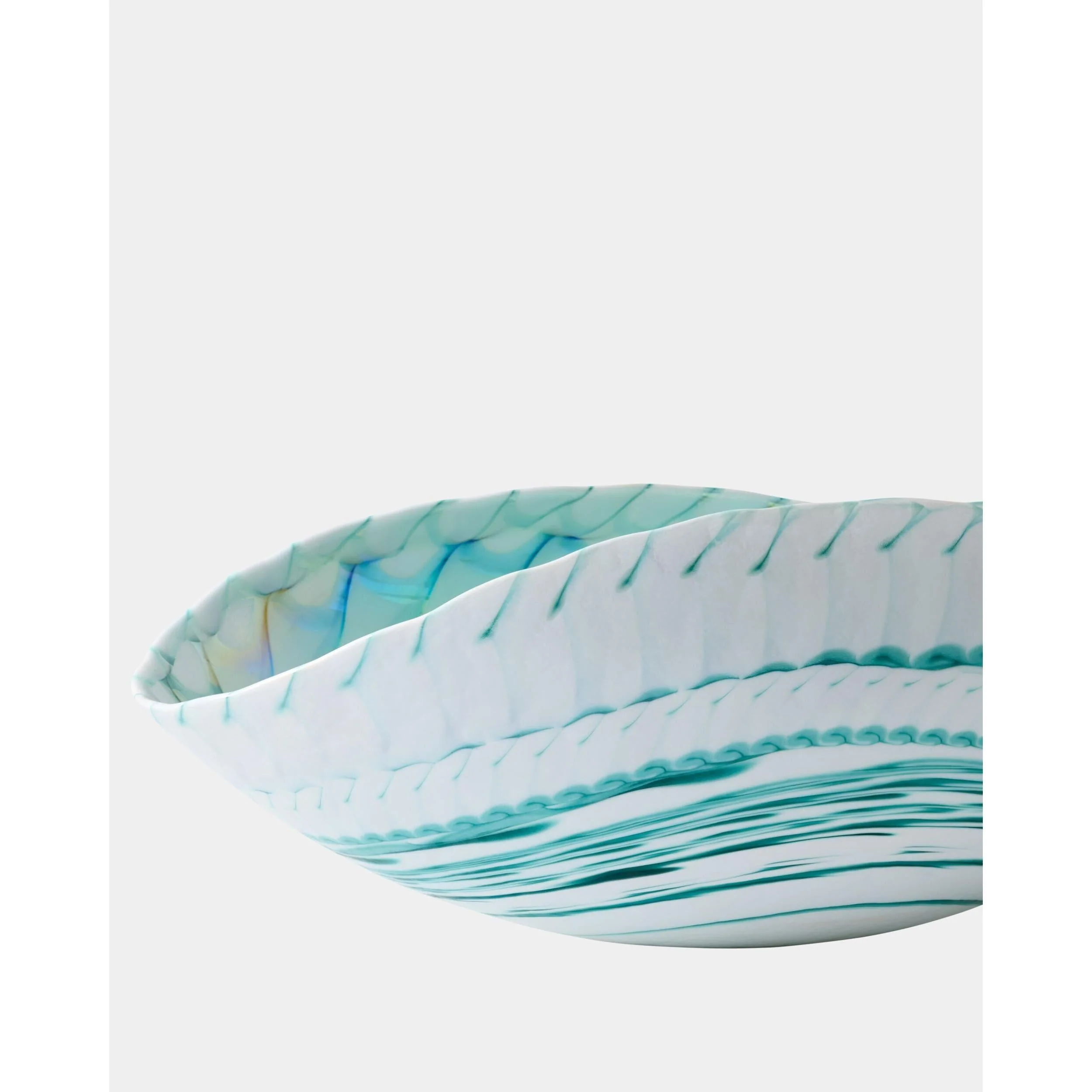 Global Views Spiral Threads Folded Bowl - Image 7