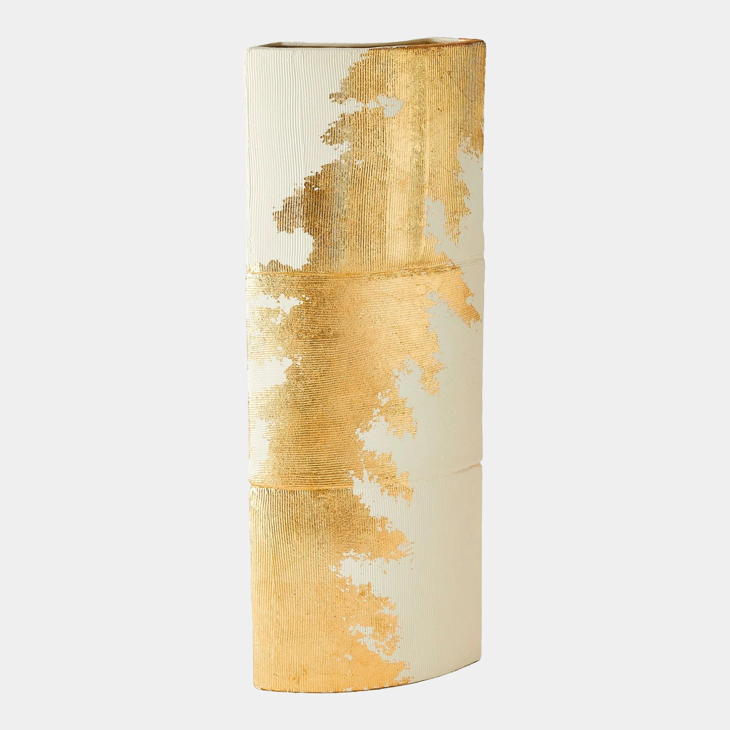 Global Views Splish Gold Leaf Vase - Image 3