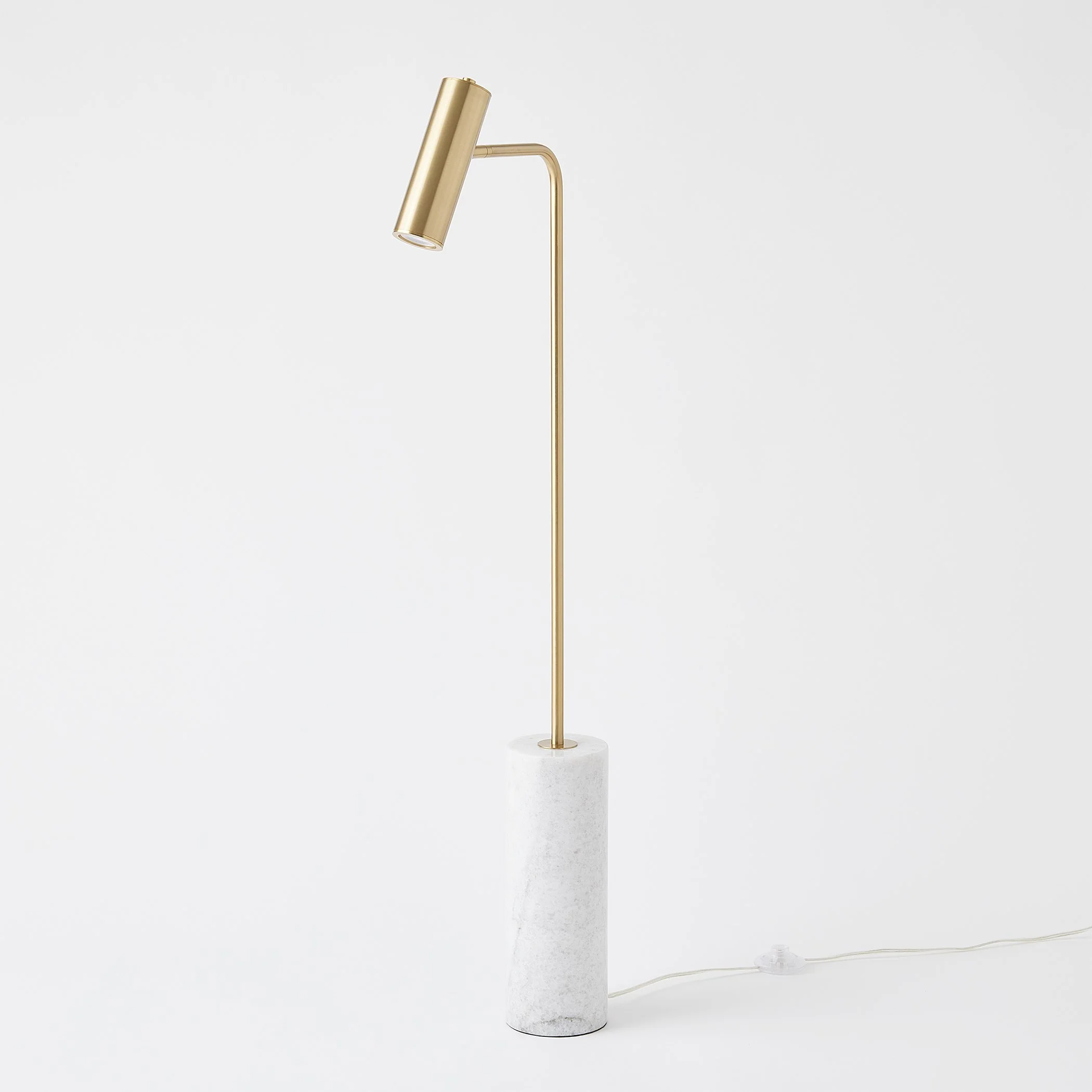 Global Views Brass Spotlight Floor Lamp - Image 4
