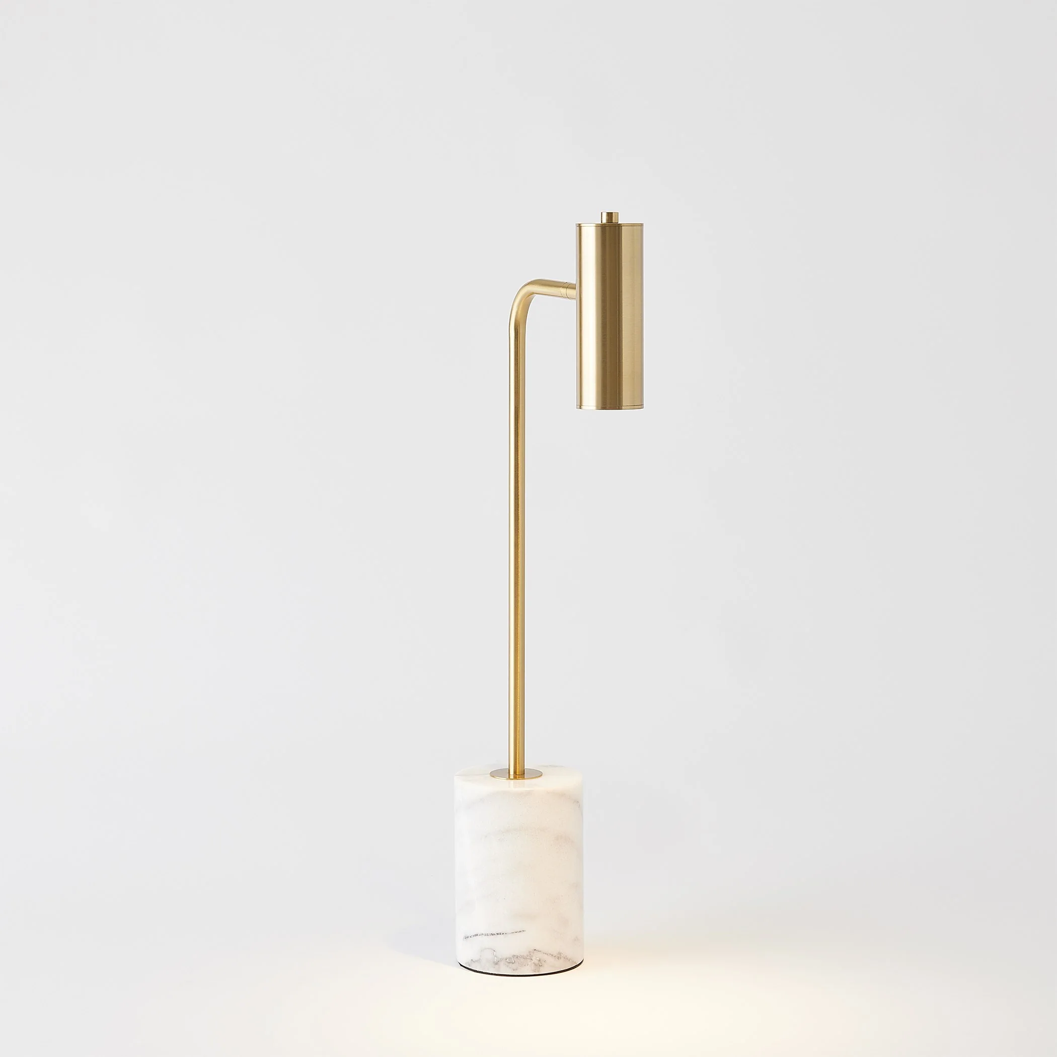 Global Views Brass Spotlight Table Lamp - Image 6