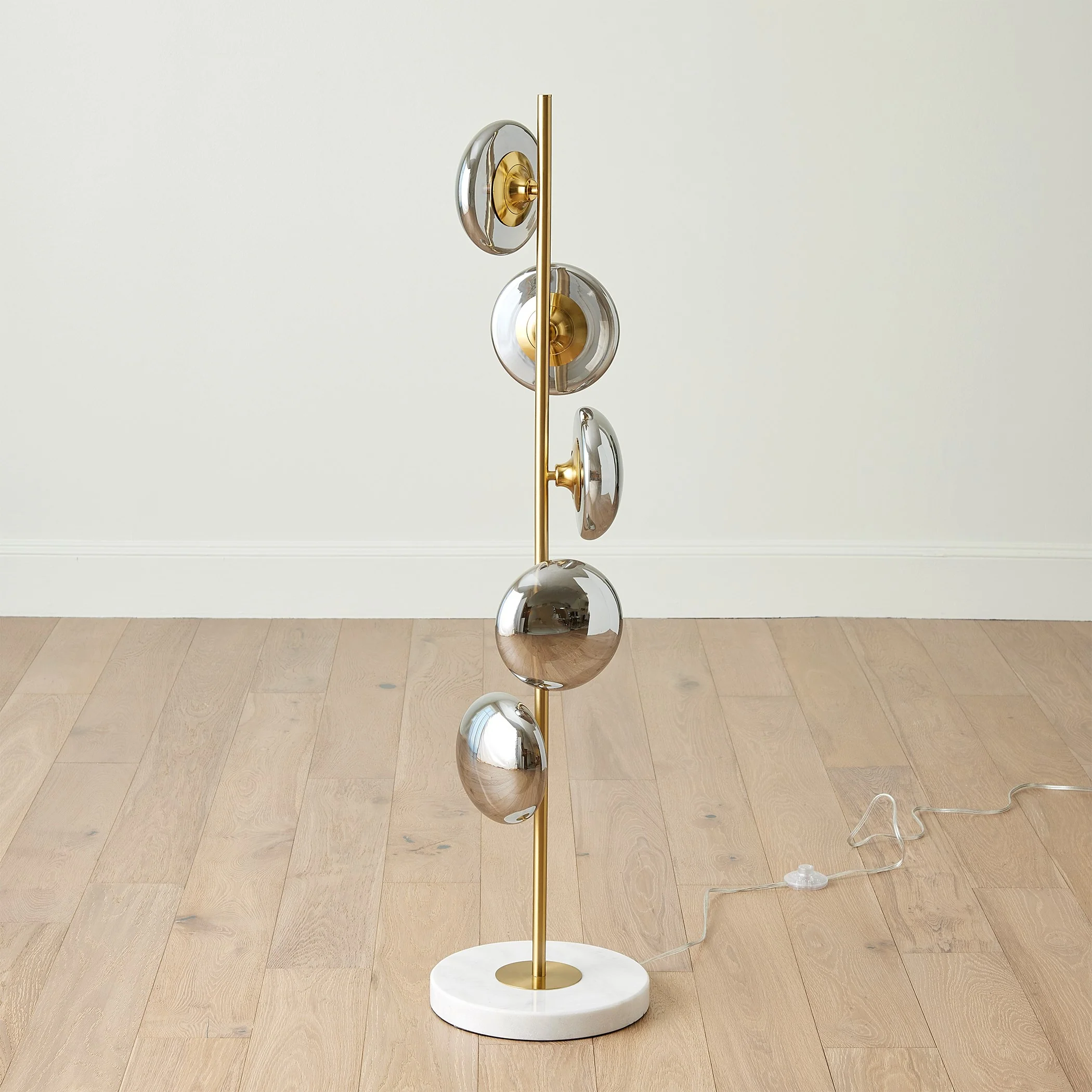 Global Views Smoke Brass Stellar Floor Lamp - Image 10