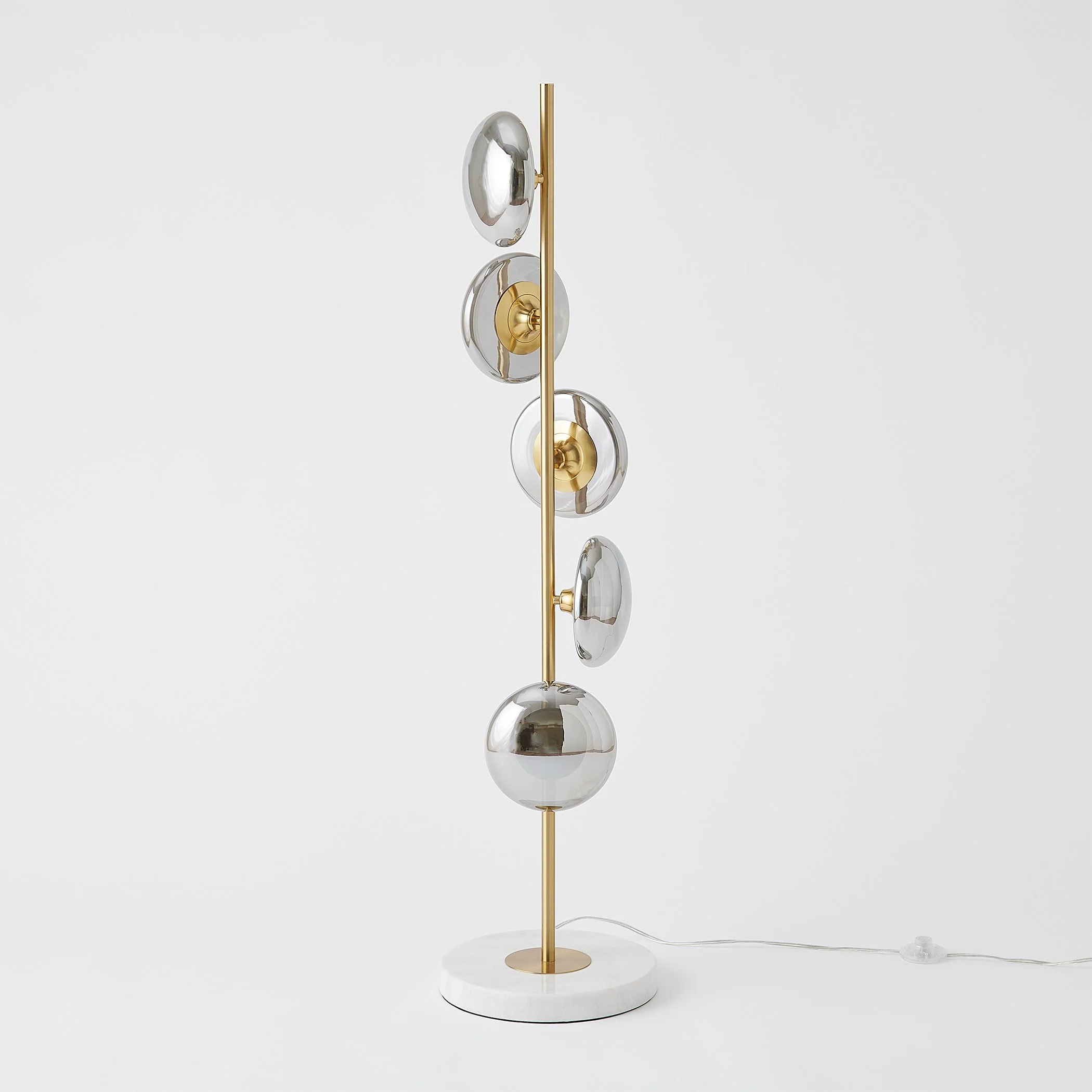 Global Views Smoke Brass Stellar Floor Lamp - Image 12