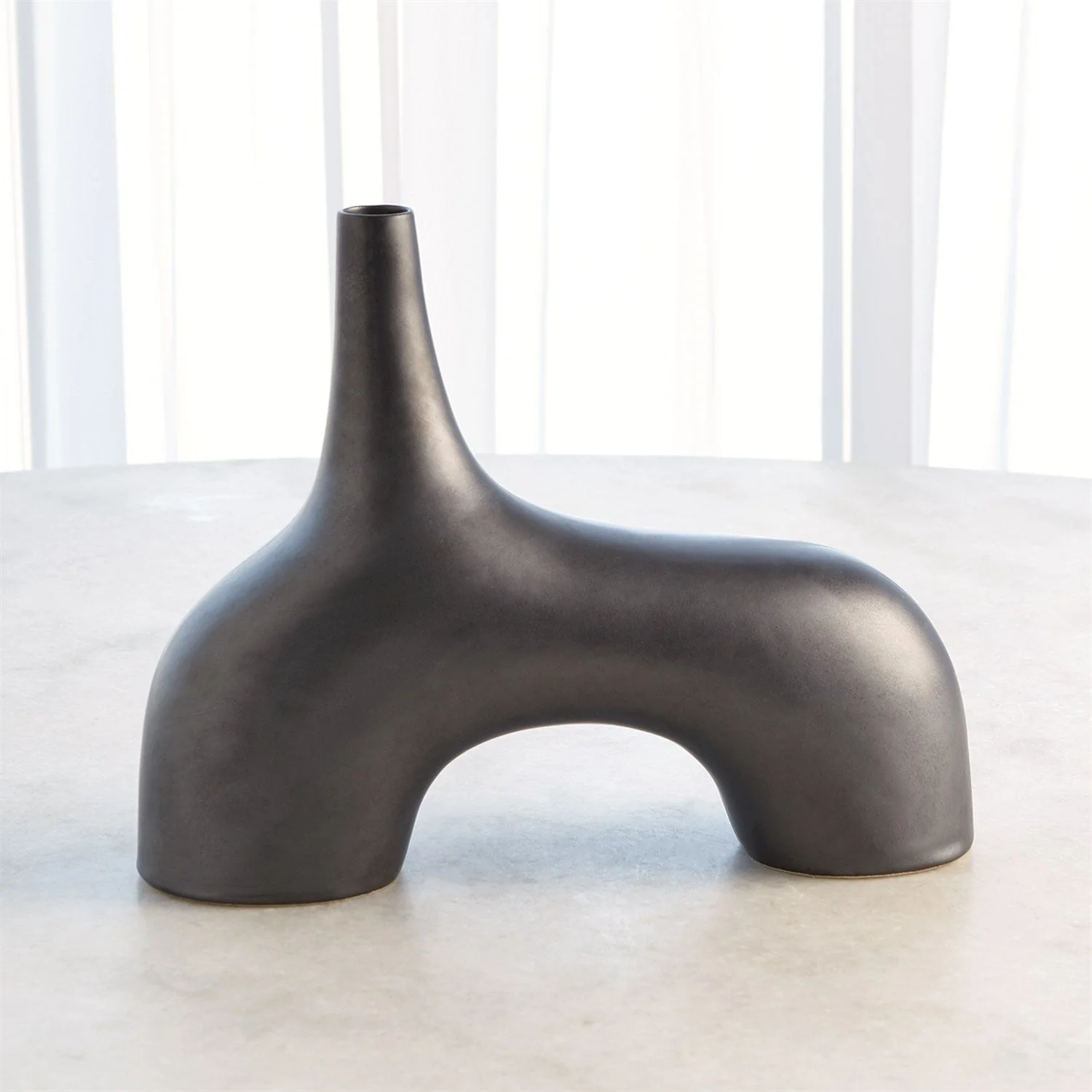 Global Views Black Stretch Vase - Image 13