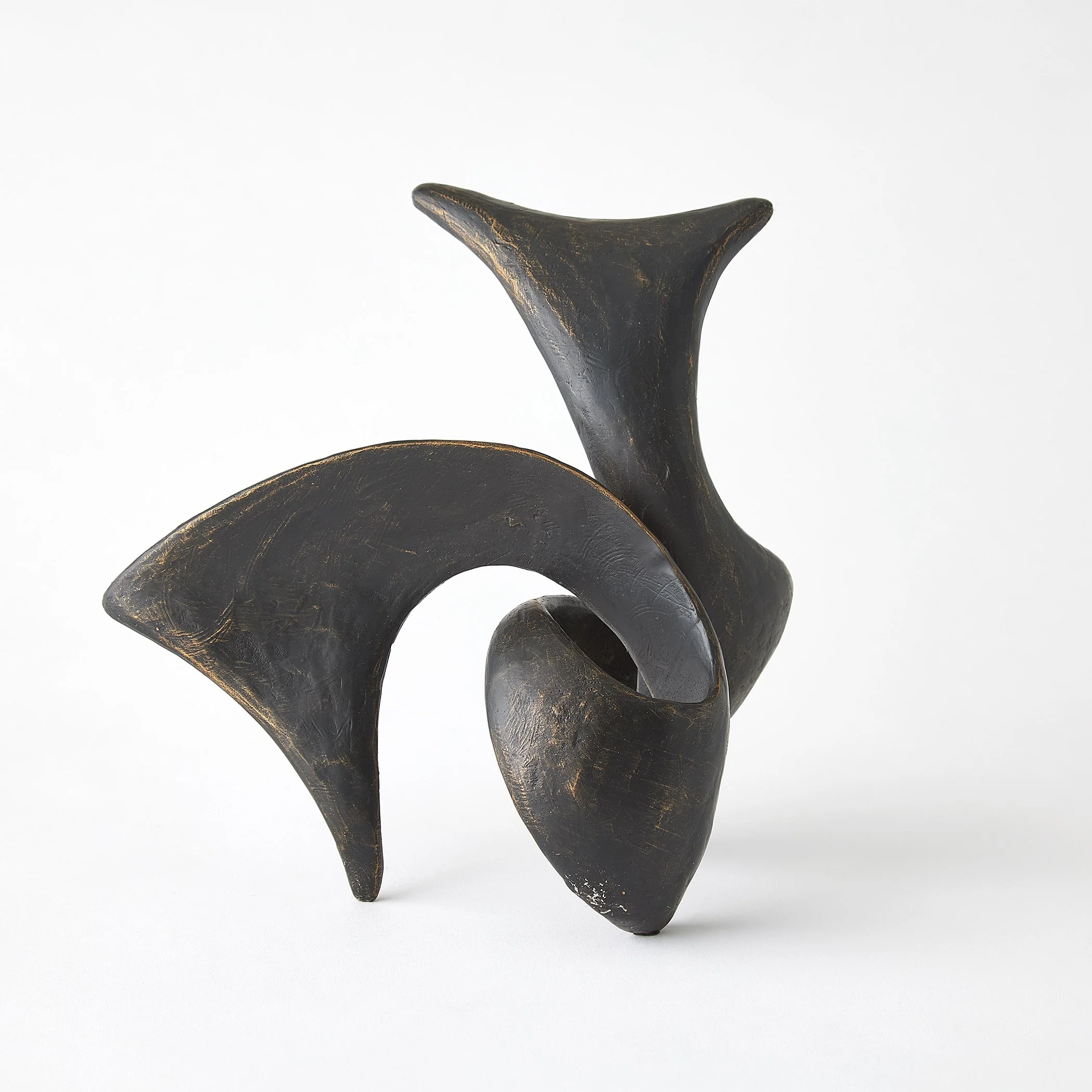 Global Views Bronze Strombus Sculpture - Image 3