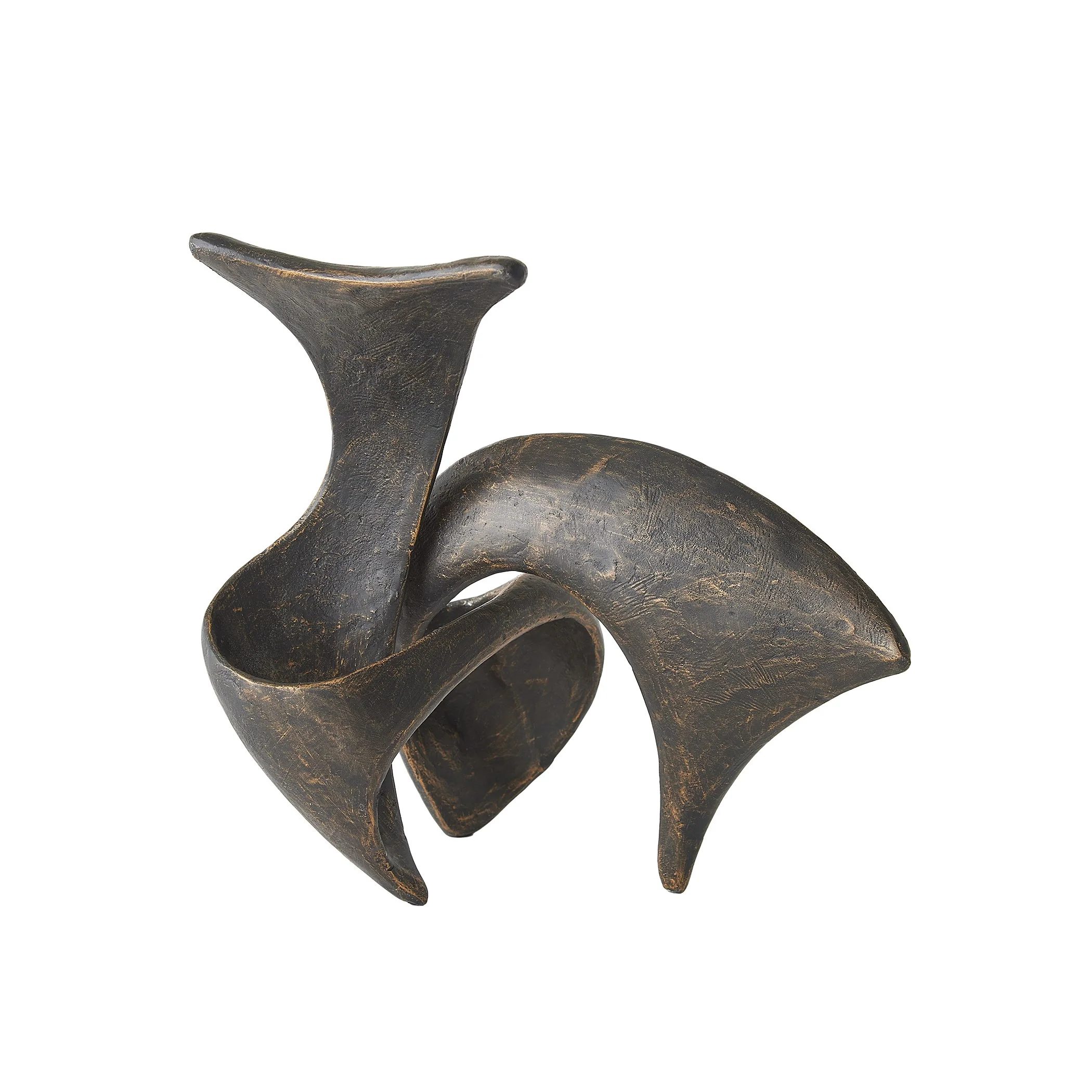 Global Views Bronze Strombus Sculpture - Image 7