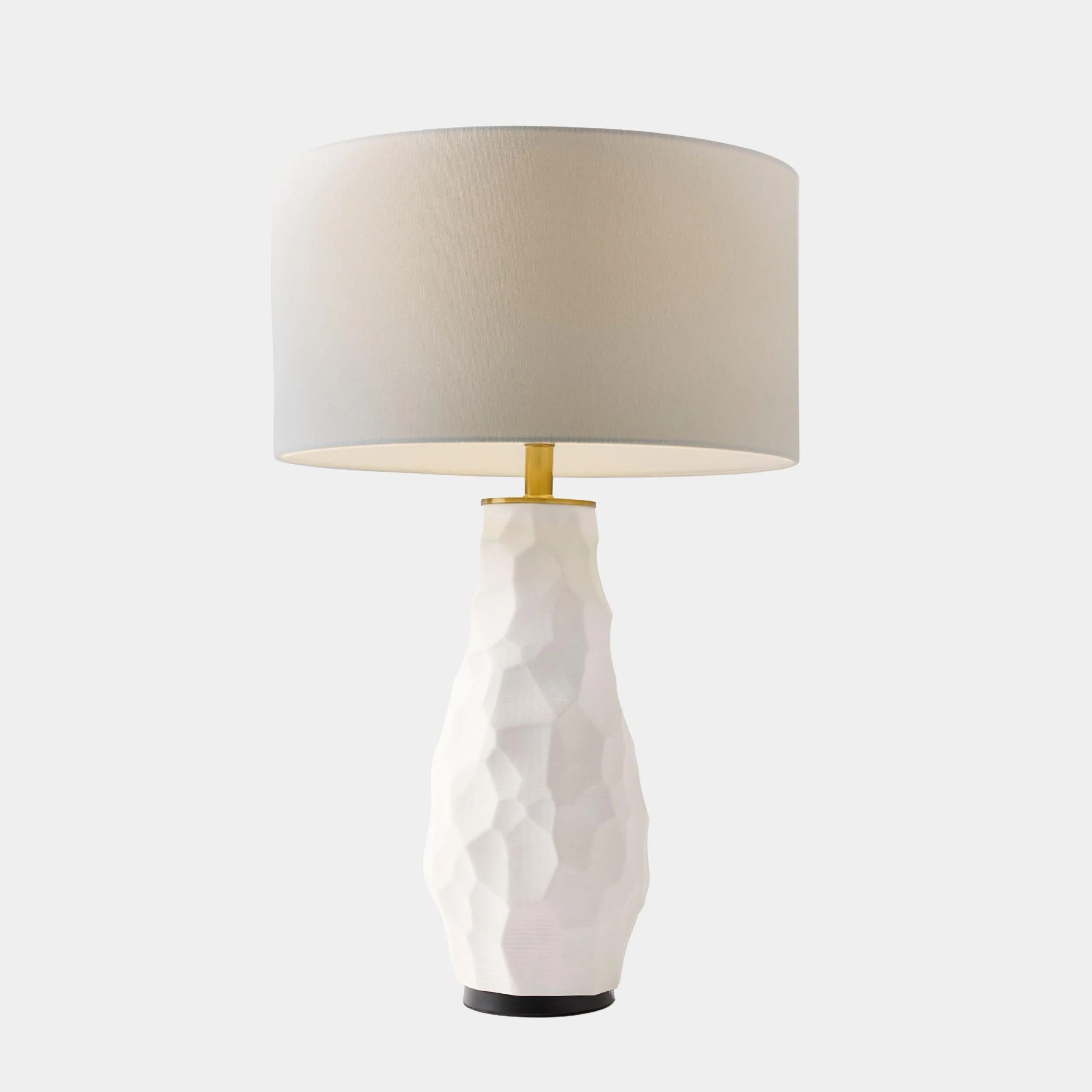 Global Views Vasher Chiseled Ceramic Lamp - Image 2