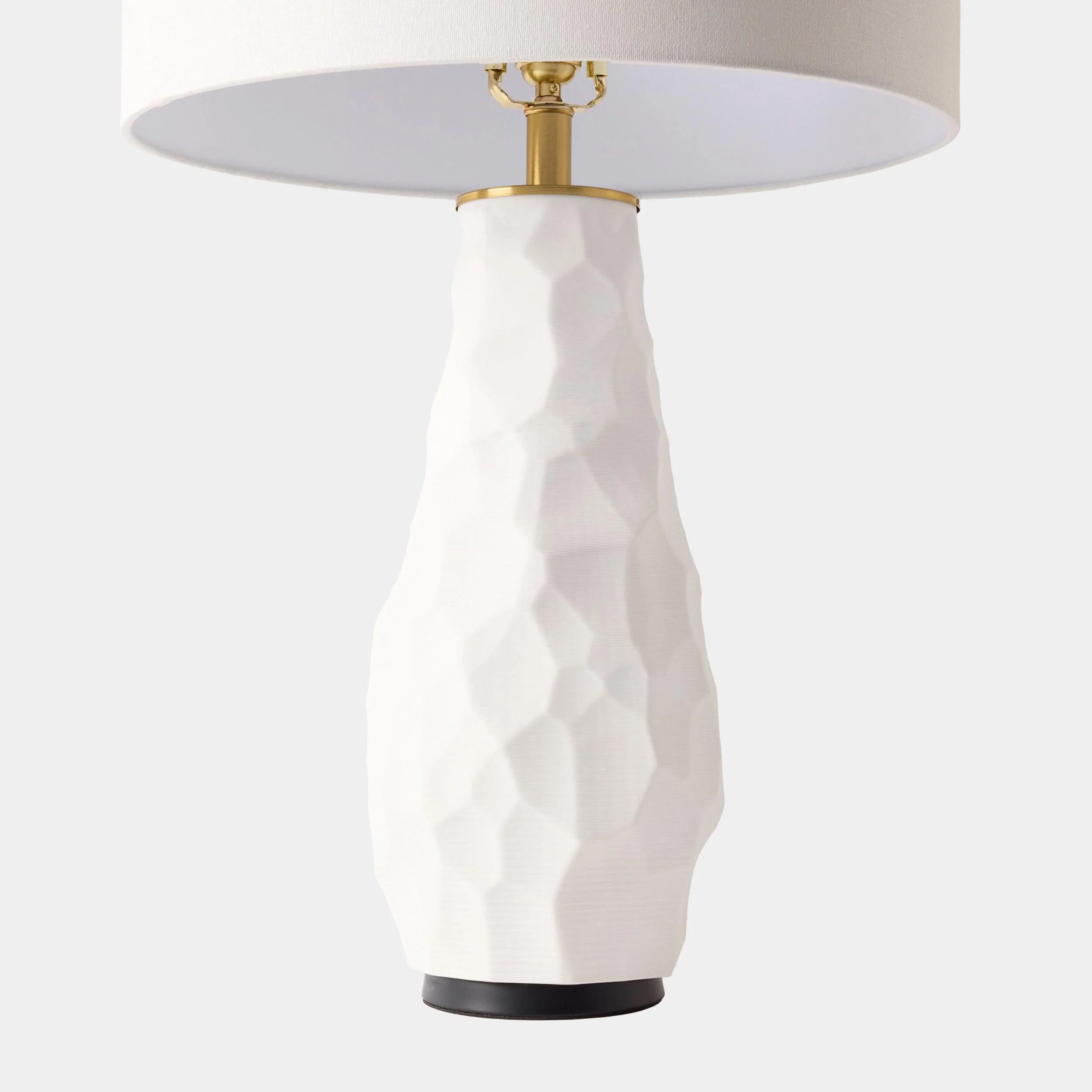 Global Views Vasher Chiseled Ceramic Lamp - Image 3
