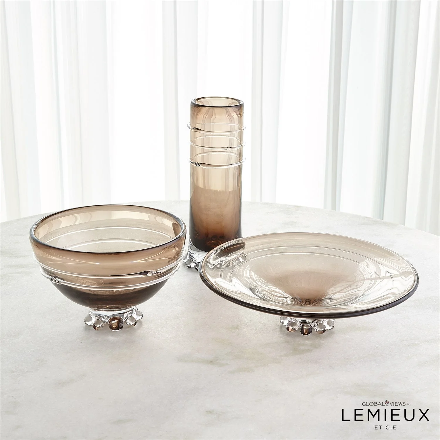Global Views Dore Verre Lisse Bowl
