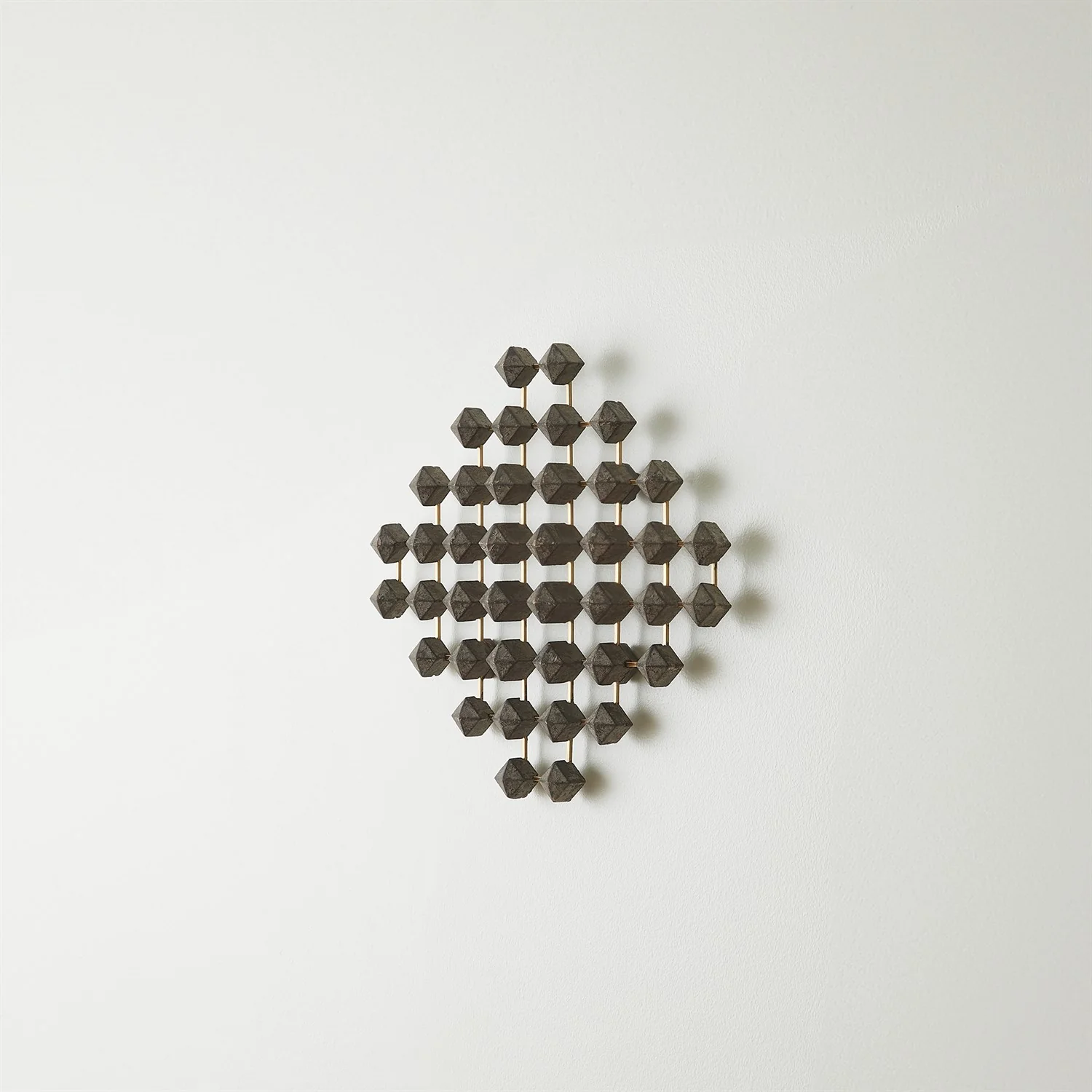 Global Views Wood Brass Ramus Wall Art - Image 10