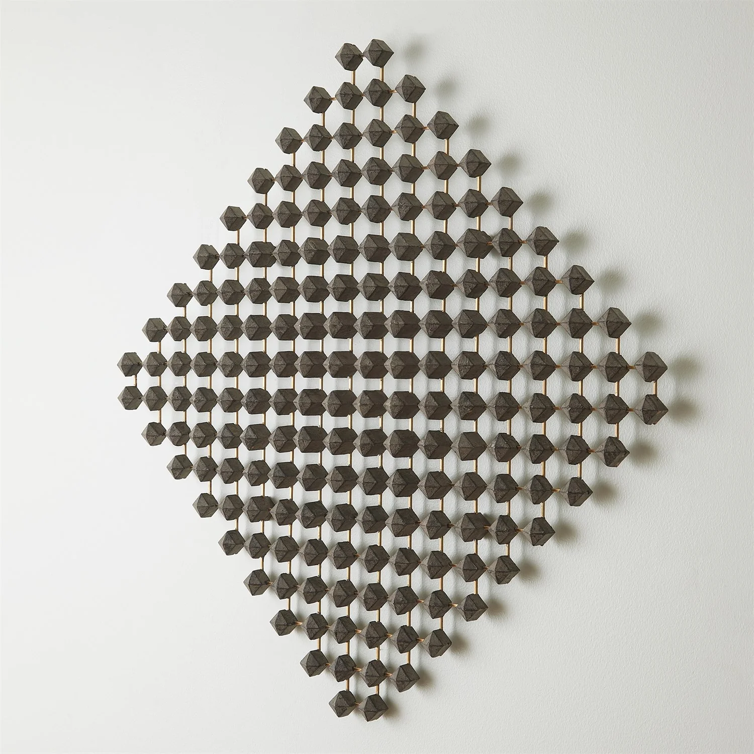 Global Views Wood Brass Ramus Wall Art - Image 6