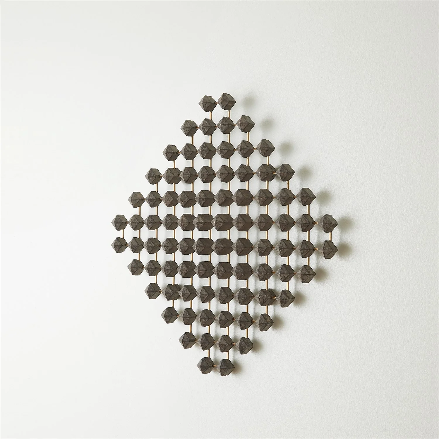 Global Views Wood Brass Ramus Wall Art - Image 8