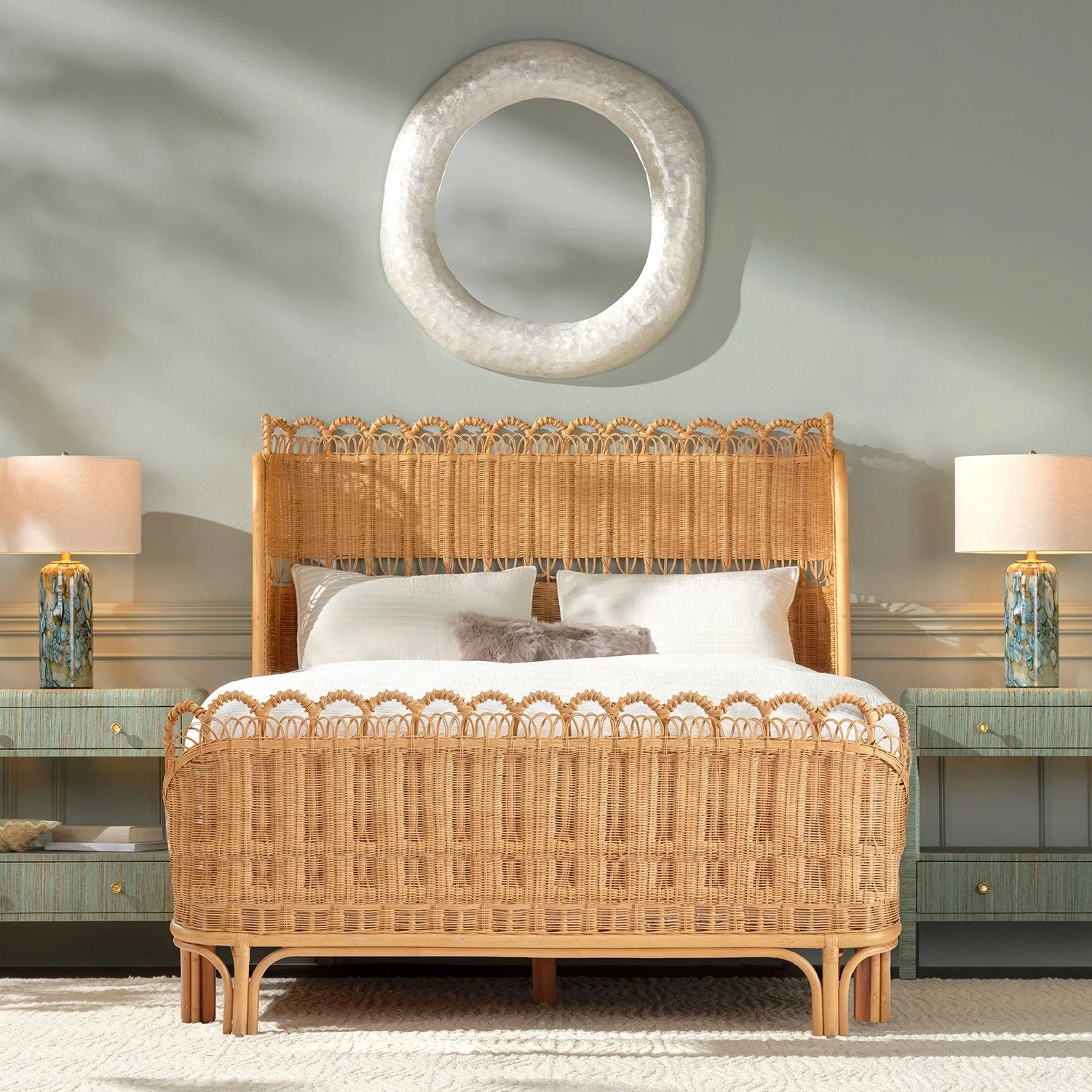 Gretel Rattan Bed - Image 4