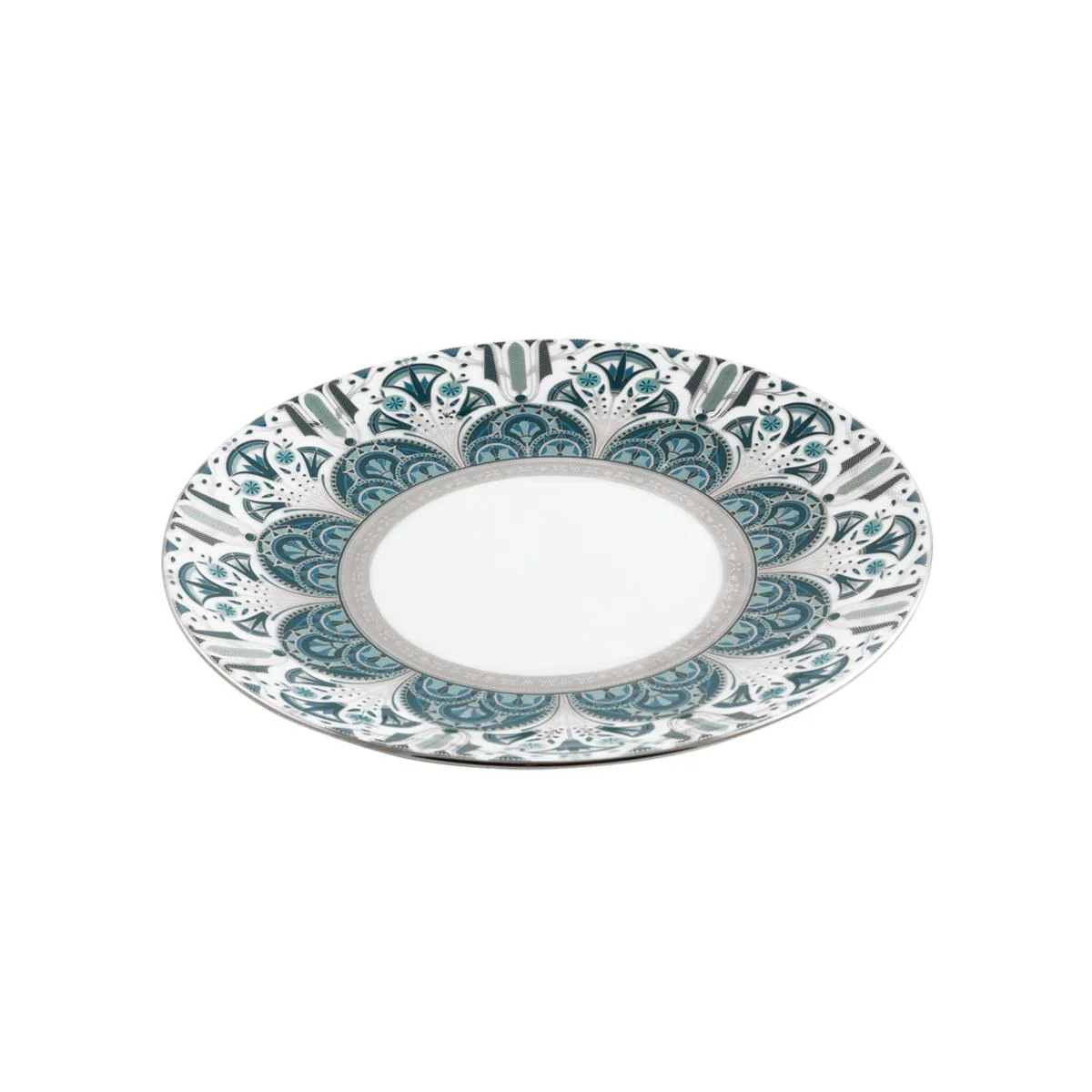 Haviland Reves Du Nil Dessert Plates - Platinum - Set of 4 - Image 3