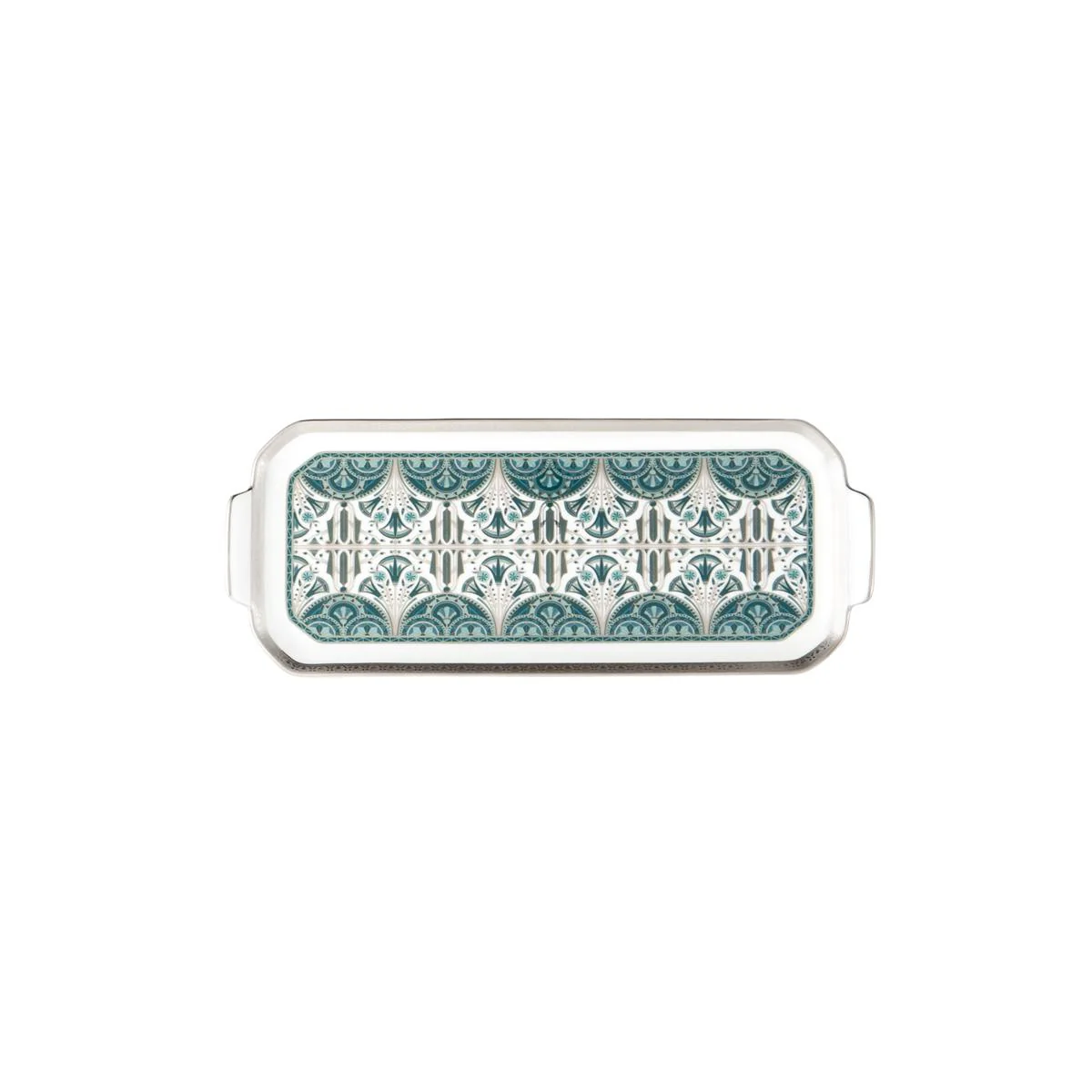 Haviland Reves Du Nil Oblong Cake Platter - Platinum