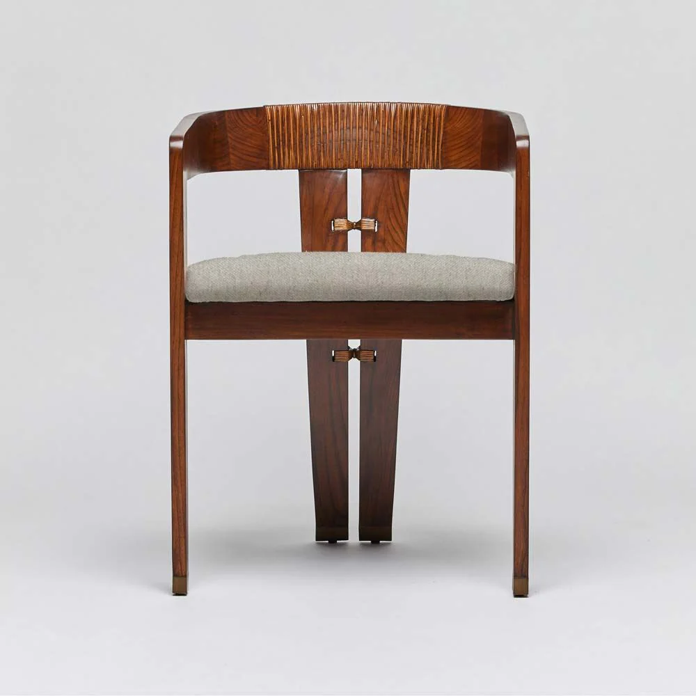 Interlude Maryl III Dining Chair Chestnut - Image 4