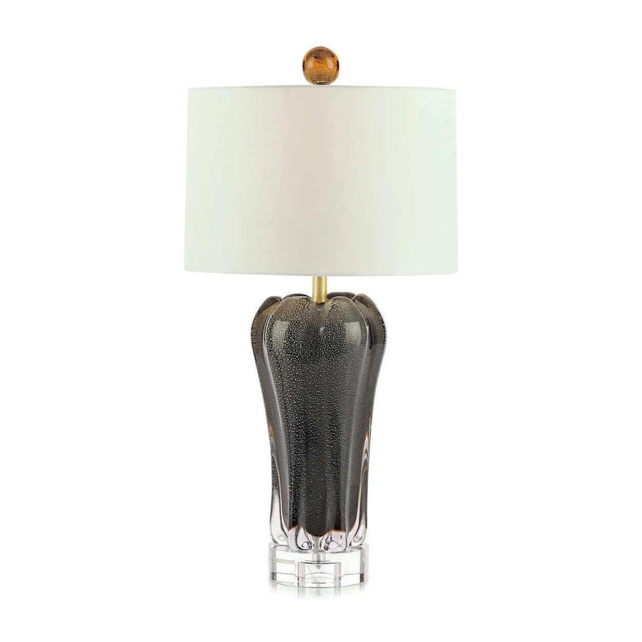 John Richard Billowing Glass Table Lamp