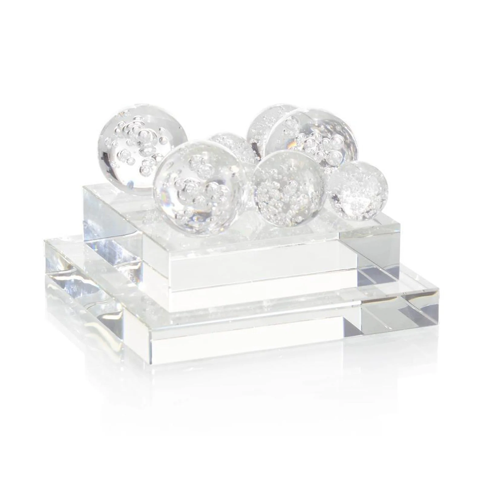 John Richard Decor Bubble Glass Orb Sculpture