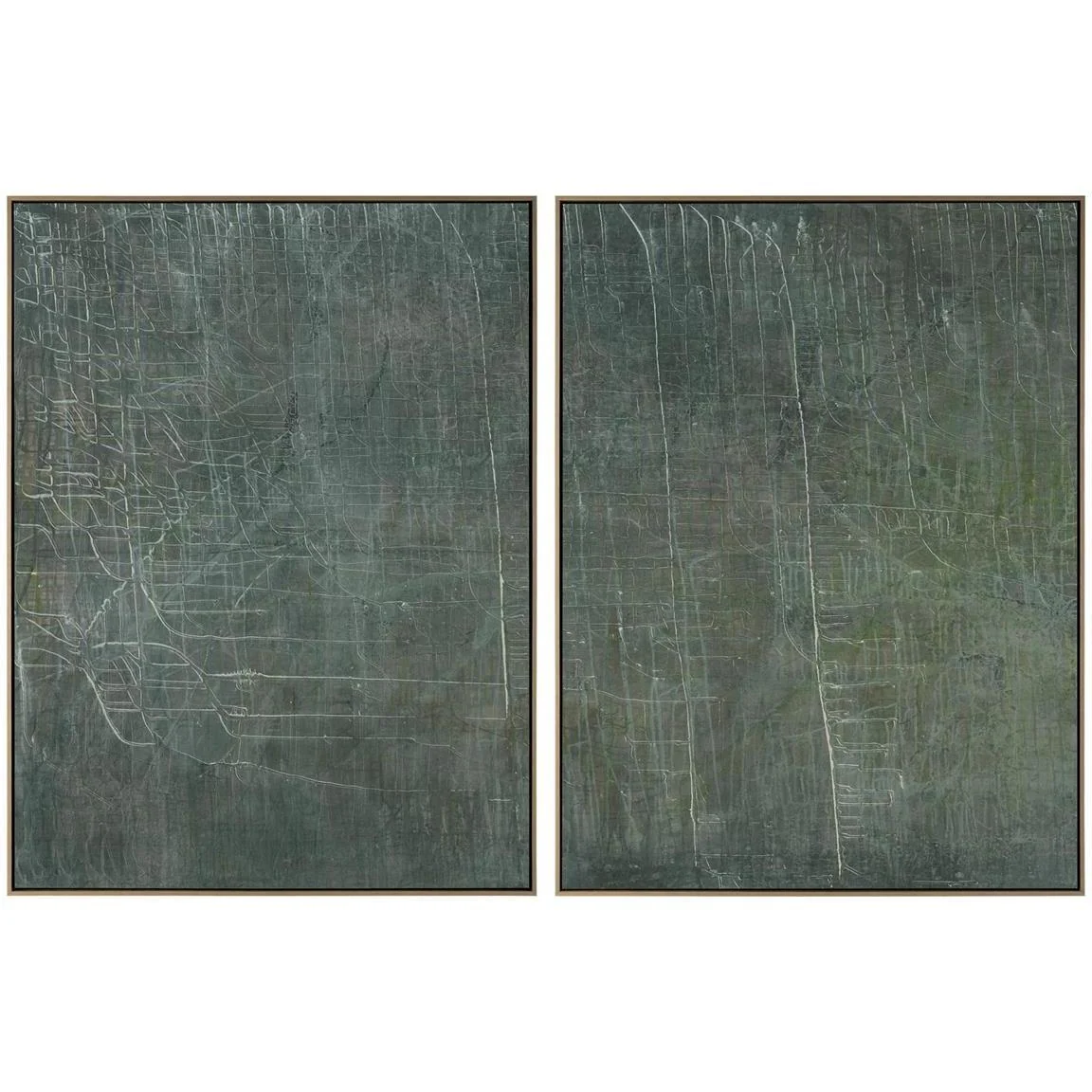 John Richard Decor Debra Ferrari's Zion No. 1-2 Diptych - Image 2