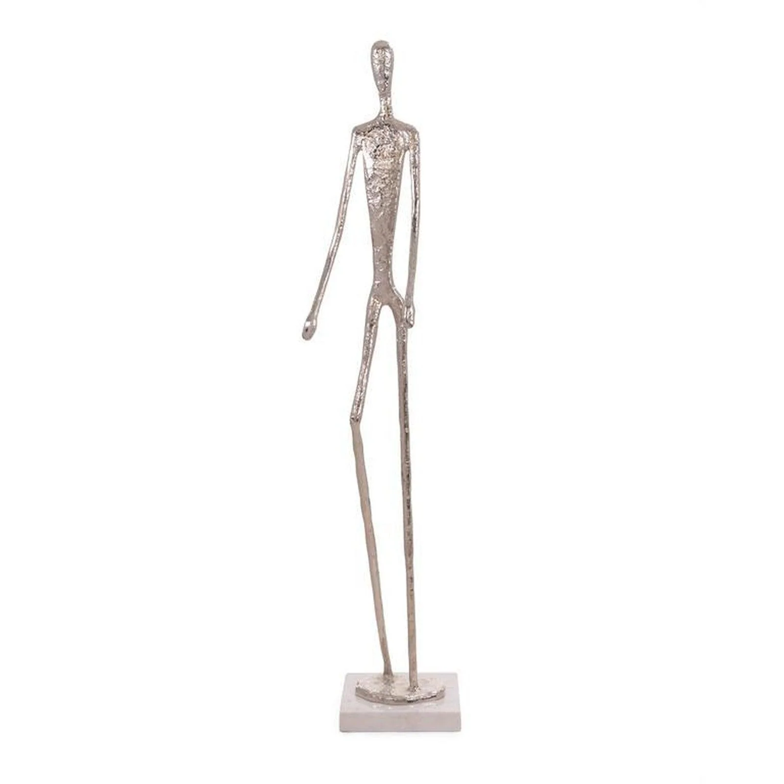 John Richard Decor Nickel Figure Sculpture - Image 2