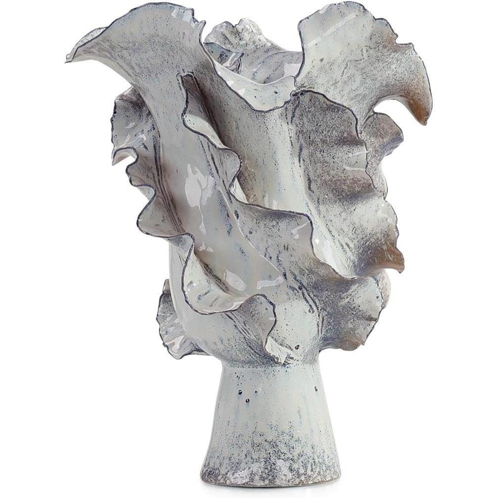 John Richard Decor Waved Porcelain Vase - Image 3
