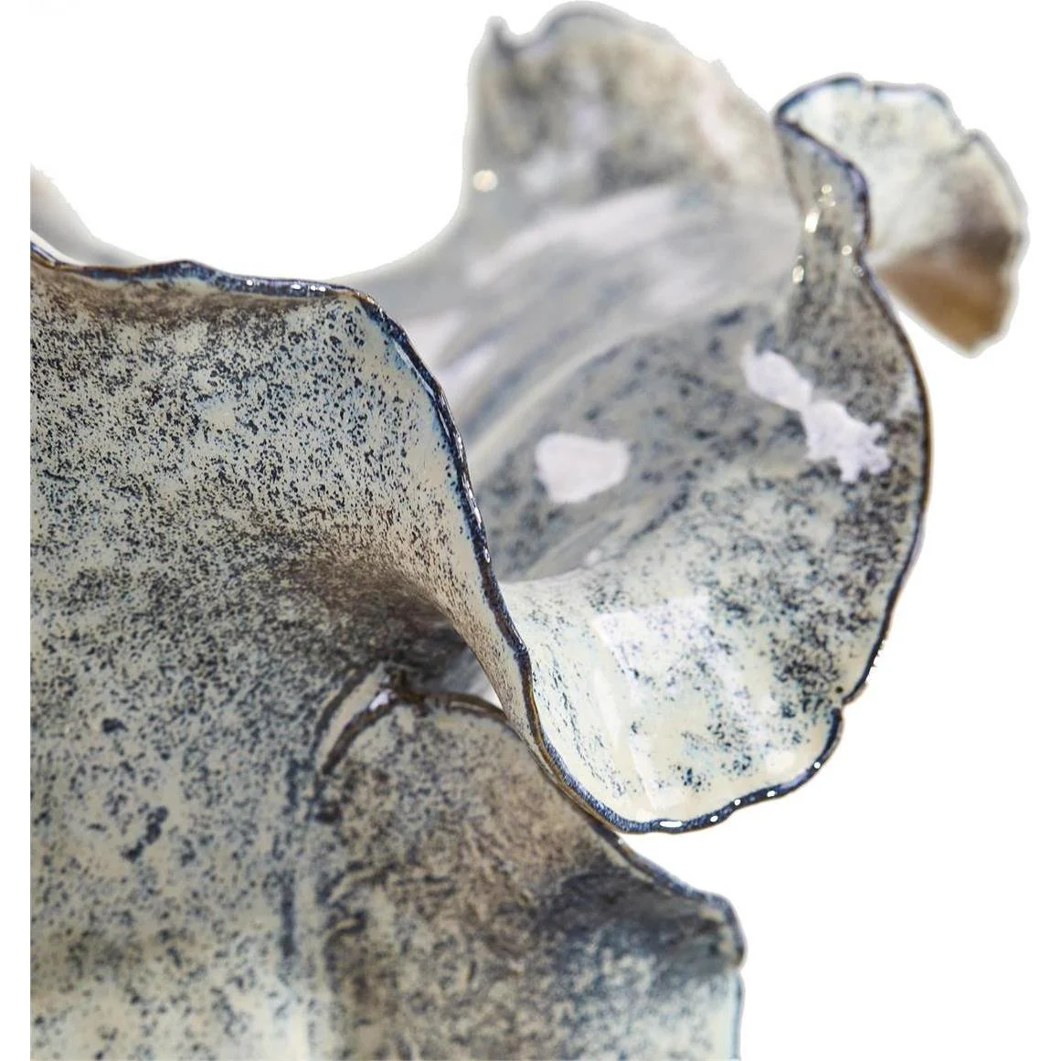 John Richard Decor Waved Porcelain Vase - Image 4