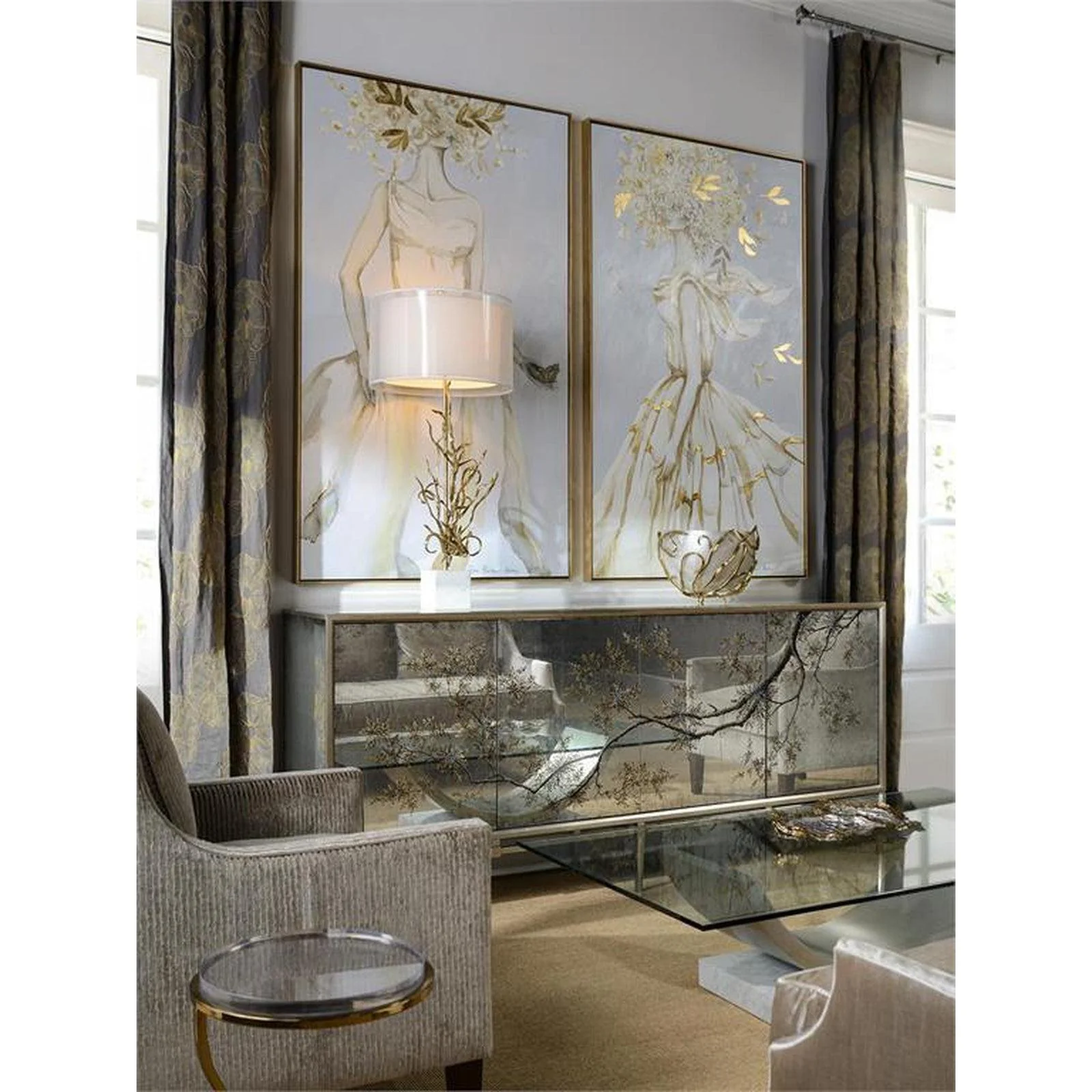 John Richard Falling Branch Credenza - Image 5