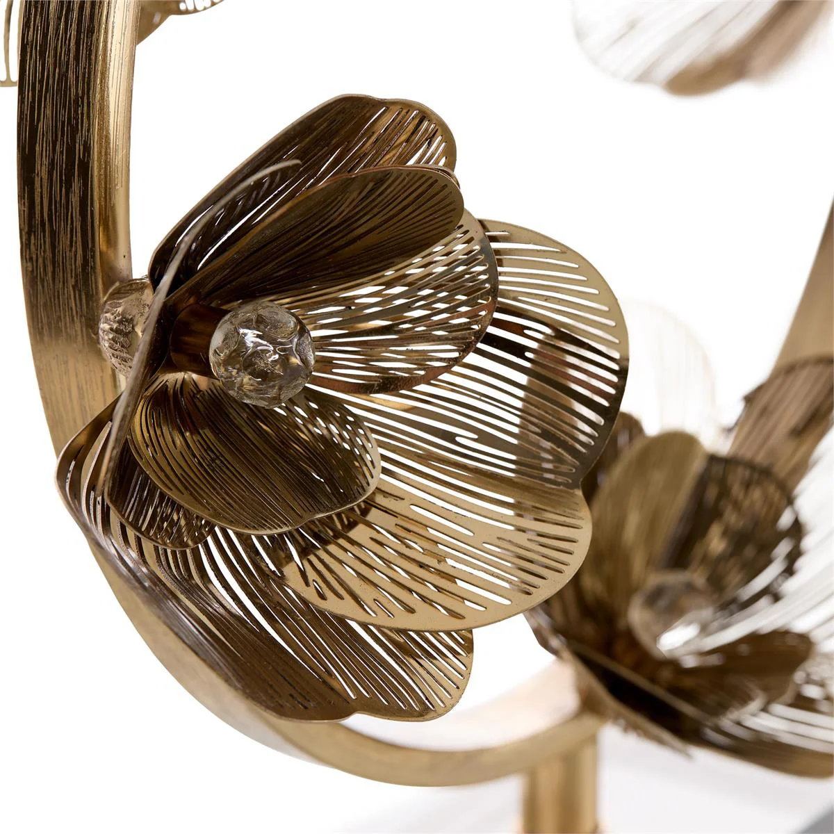 John Richard Golden Camellia Accent Lamp - Image 3