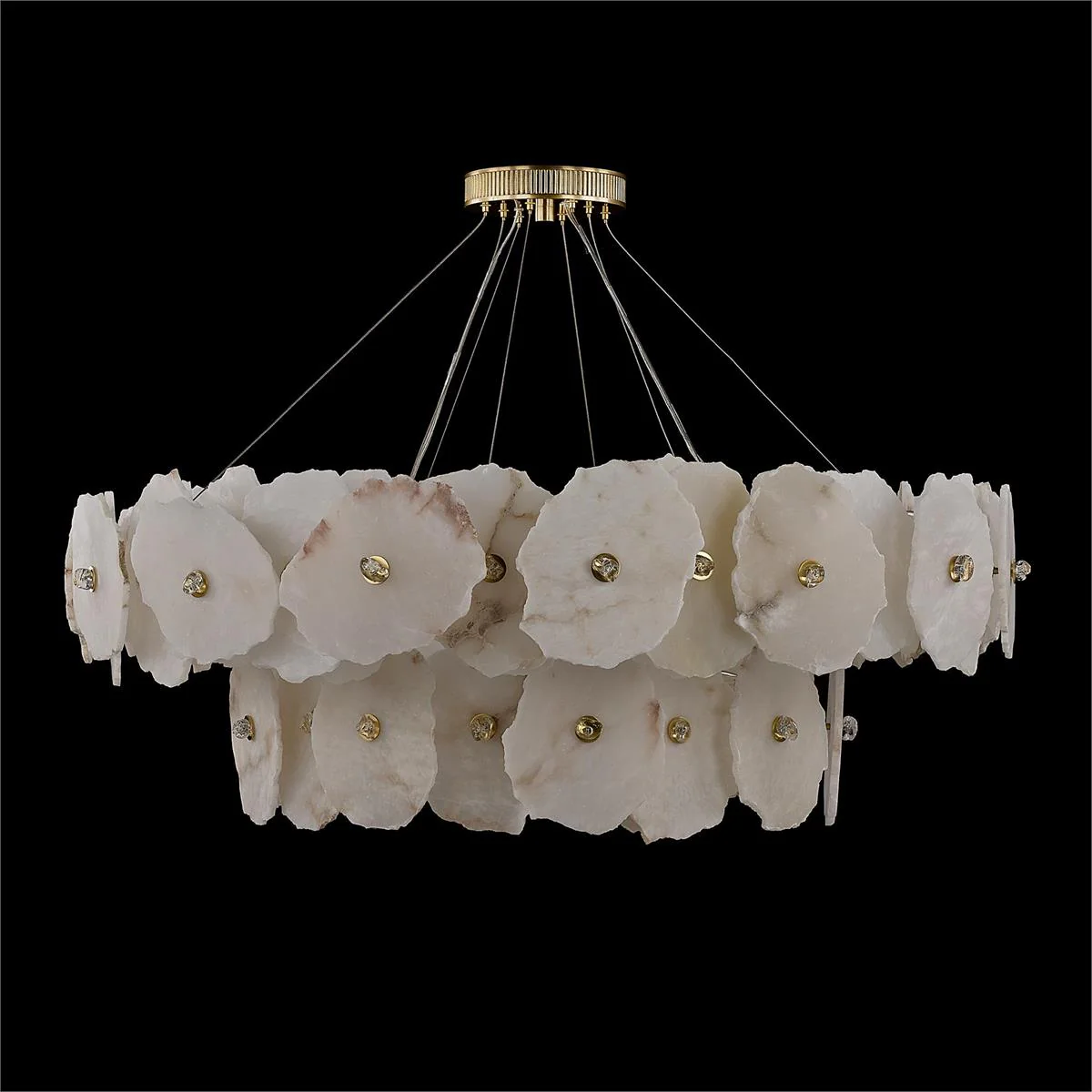 John Richard Montserrat Two-Tier Twenty-Four-Light Chandelier - Image 2