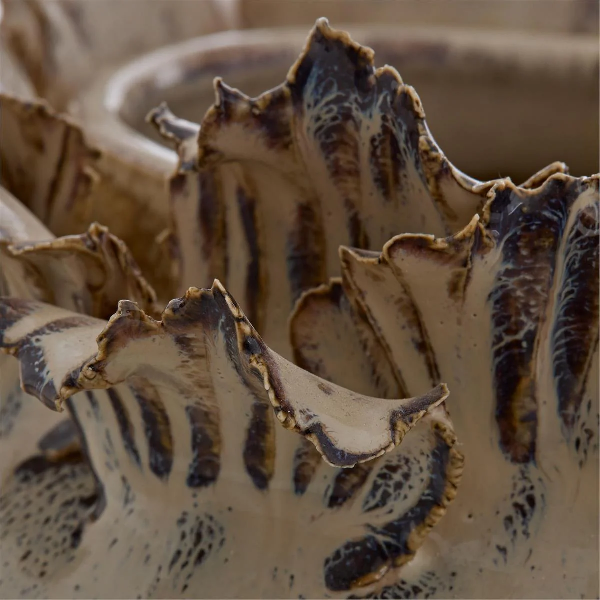 John Richard Porcelain Leaves Vase - Image 3