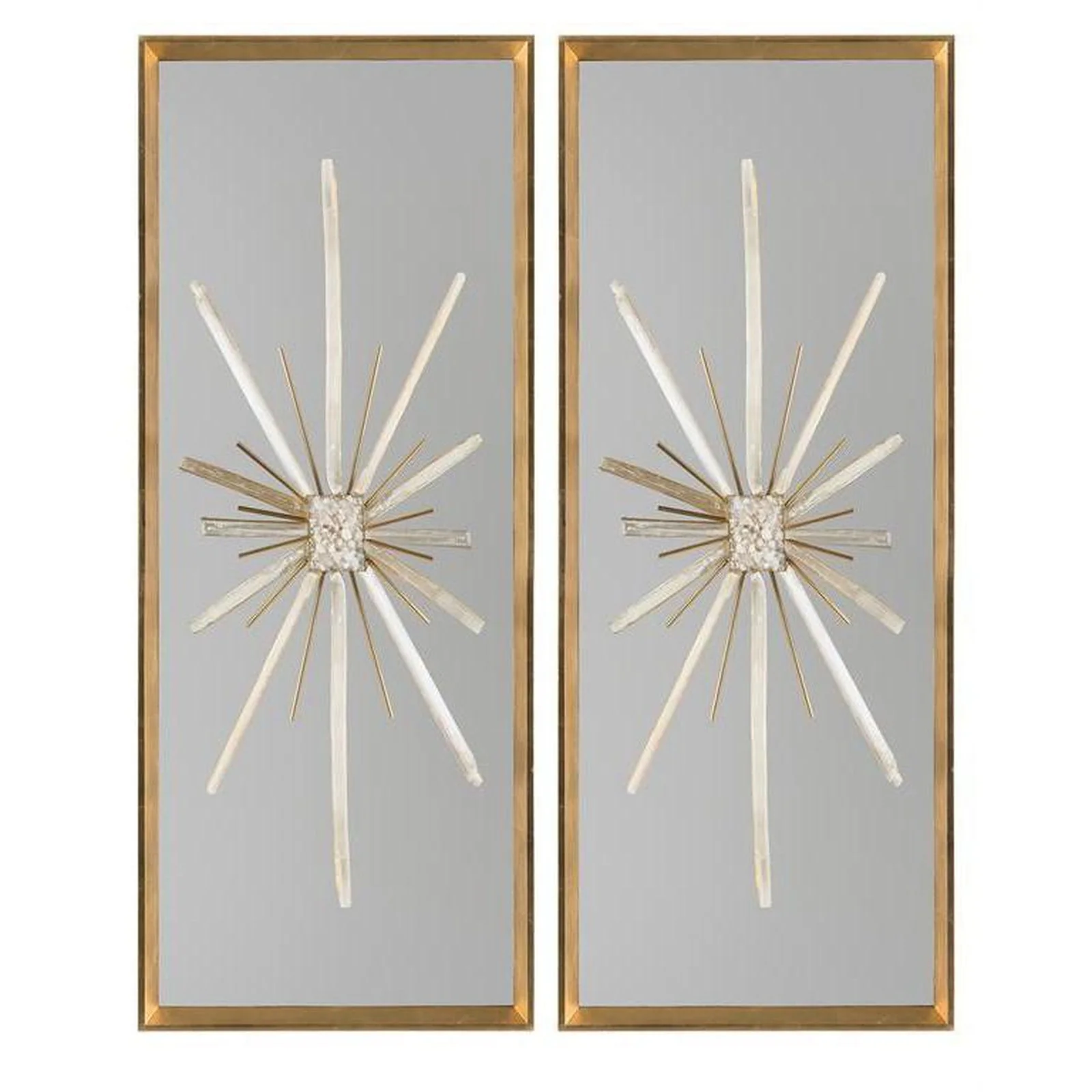 John Richard Set of Two North Star Wall Decor Wall Art